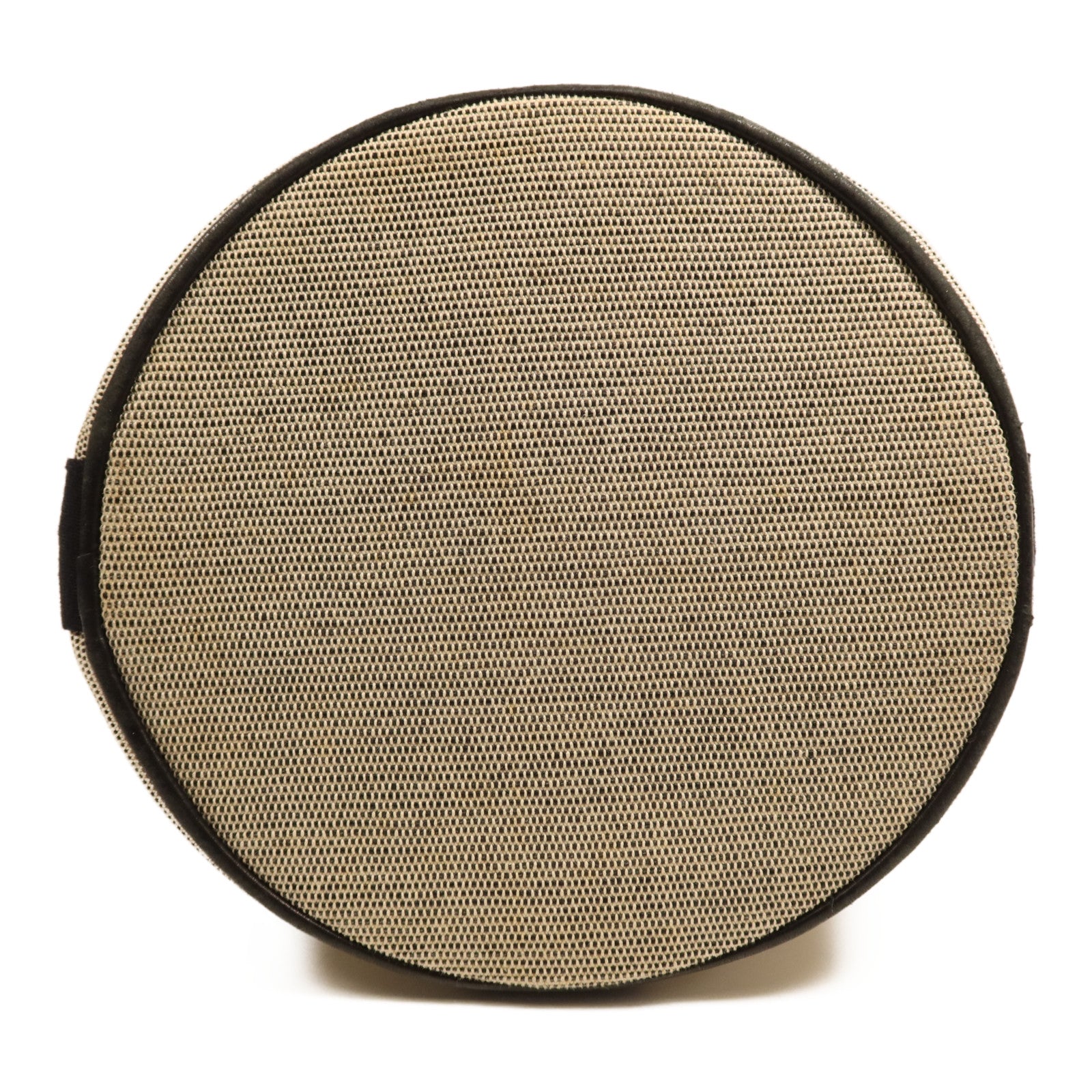 HERMES 帆布Saxo MM銀扣手挽袋