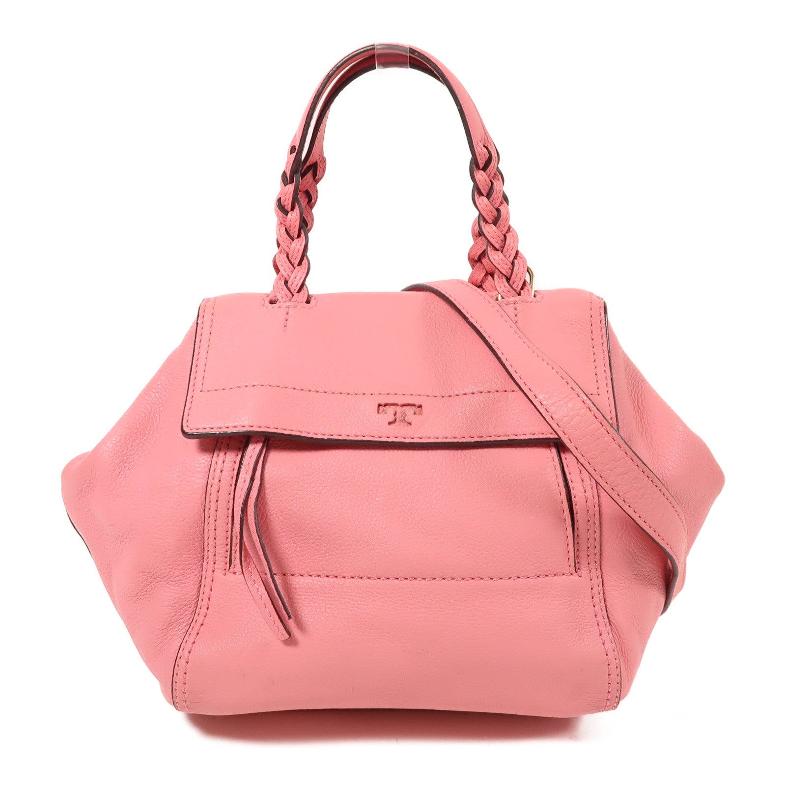 Tory Burch 牛皮皮革2 Way Shoulder金扣手挽肩背兩用袋