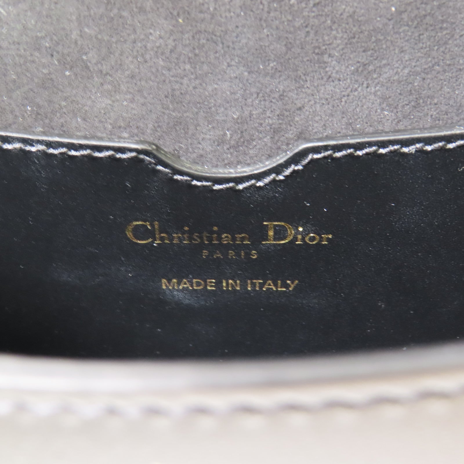 Dior 牛皮皮革Bobby金扣肩背袋