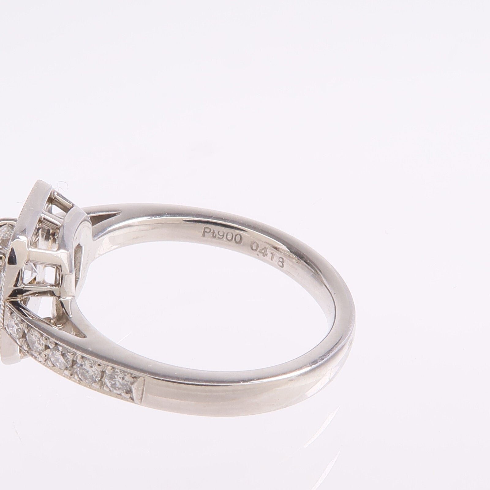 JEWELRY 【激減優惠】18K白金Diamond Ring鑽石戒指US#4.25