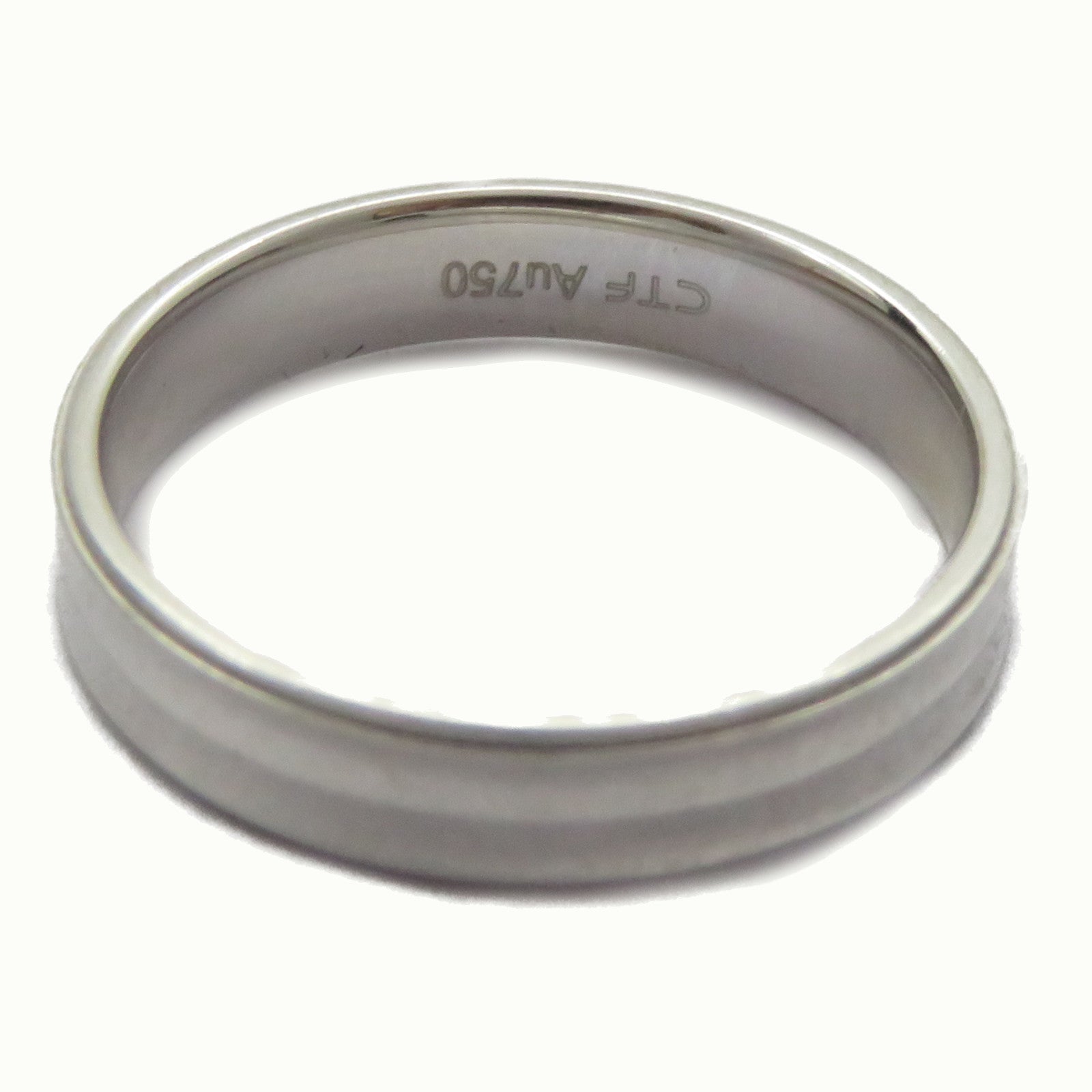 JEWELRY 【激減優惠】18K白金Ring戒指US#4.5