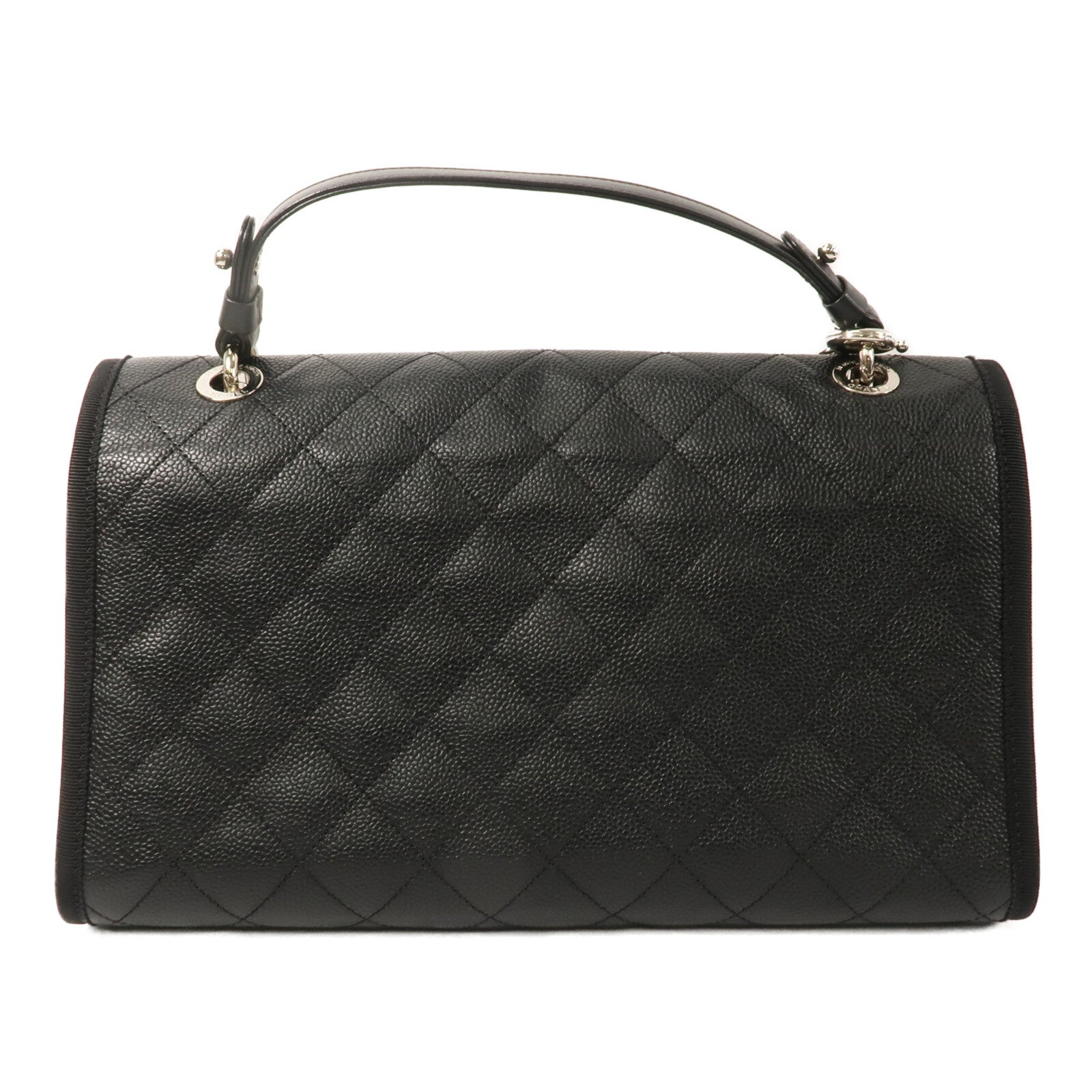 CHANEL 牛皮皮革2 Way Shoulder Bag鏈帶手挽肩背兩用袋