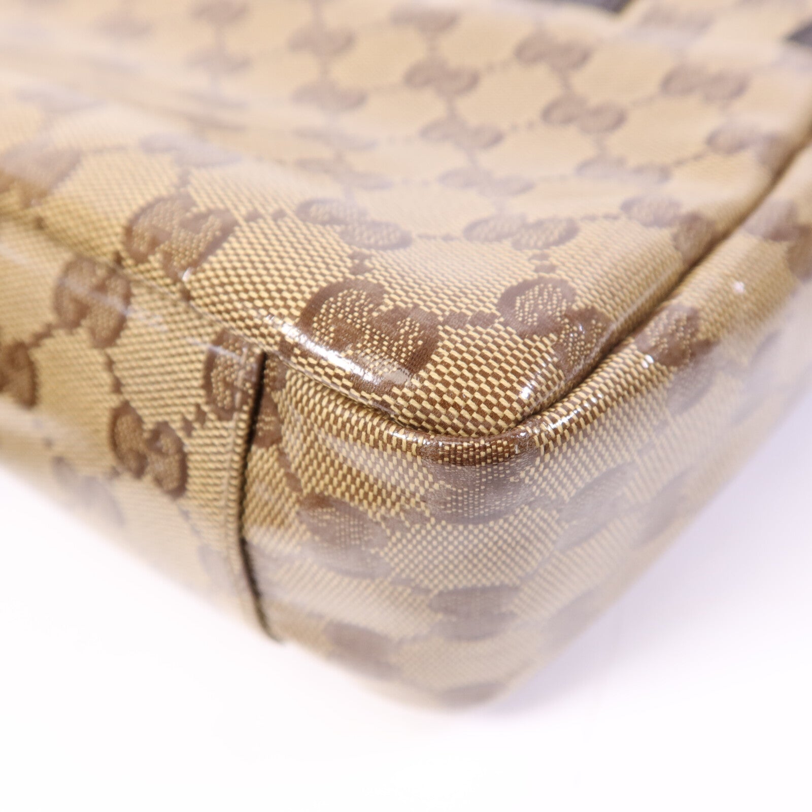 GUCCI 【激減優惠】PVC Diamante Mesher銀扣肩背袋