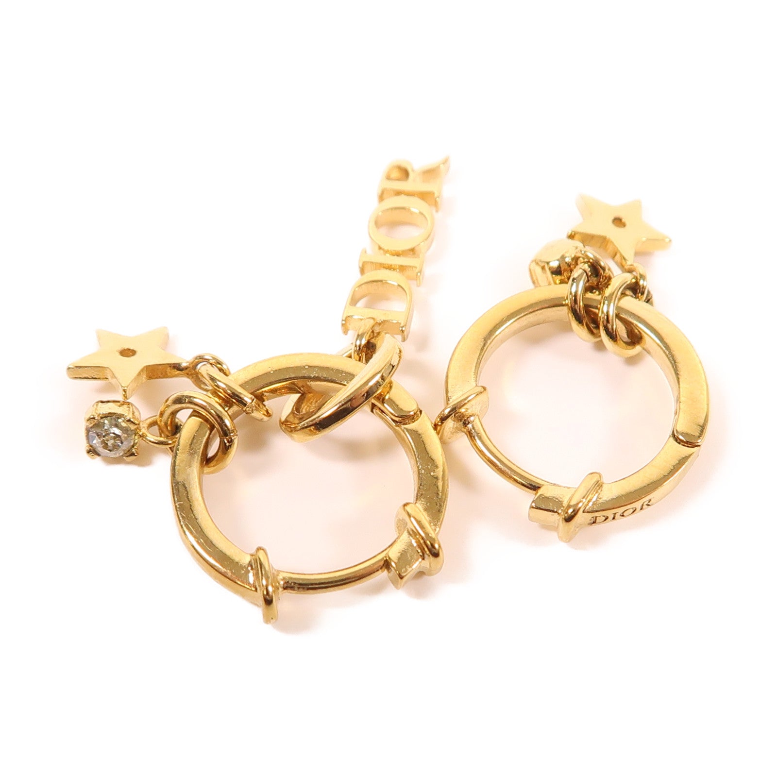 Dior 金屬/水晶Earring耳環