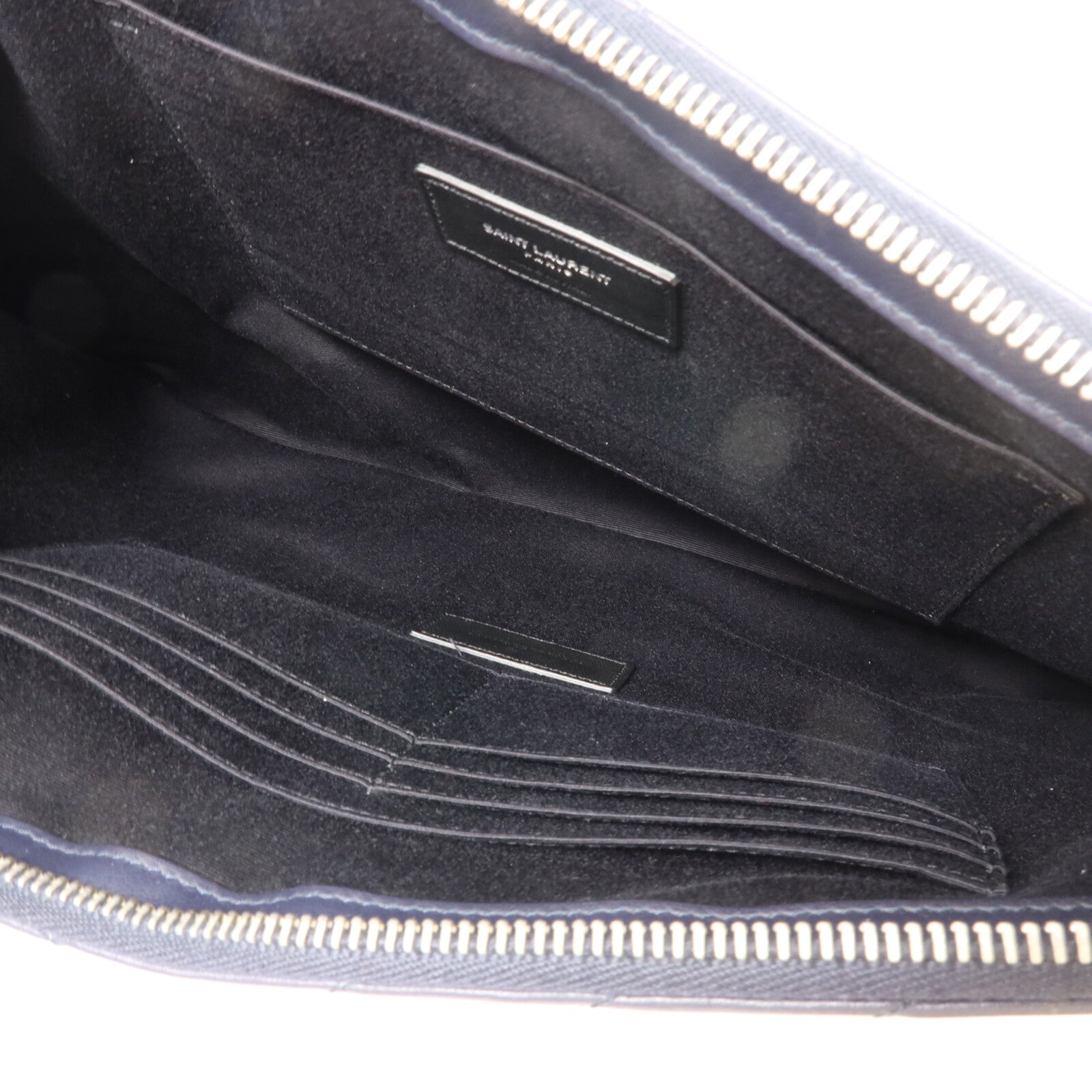 SAINT LAURENT 牛皮皮革Pouch小袋