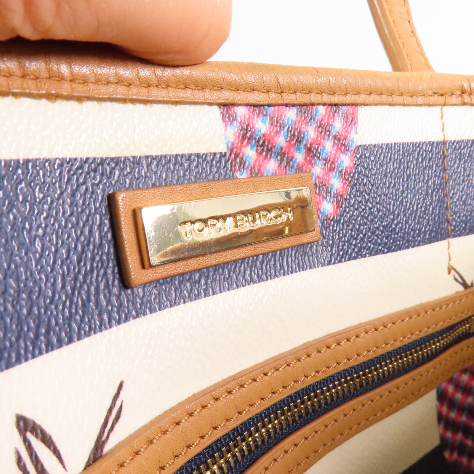 Tory Burch 牛皮皮革Tote Bag肩背袋