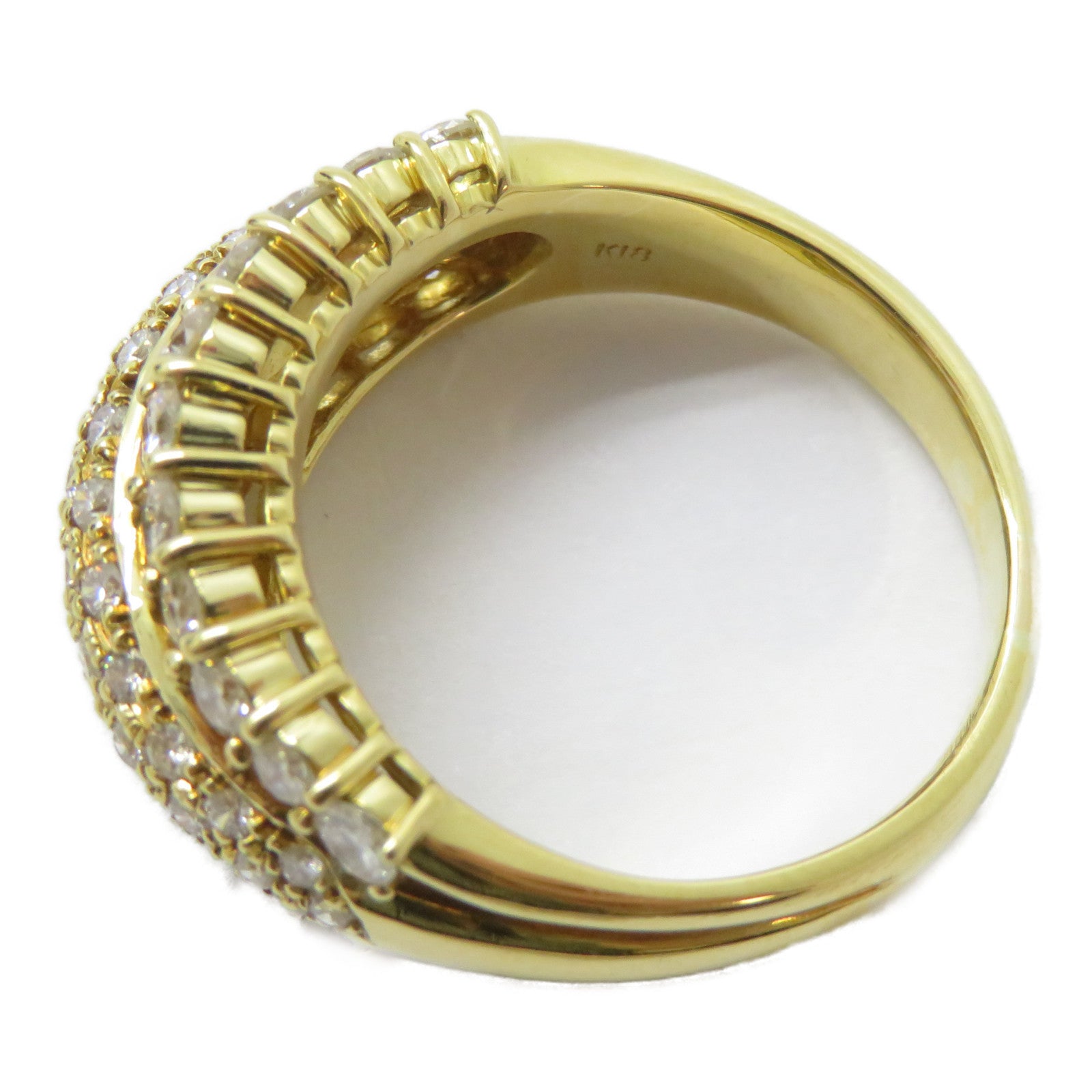 JEWELRY 18K黃金Diamond Ring 1.50ct鑽石戒指US#7
