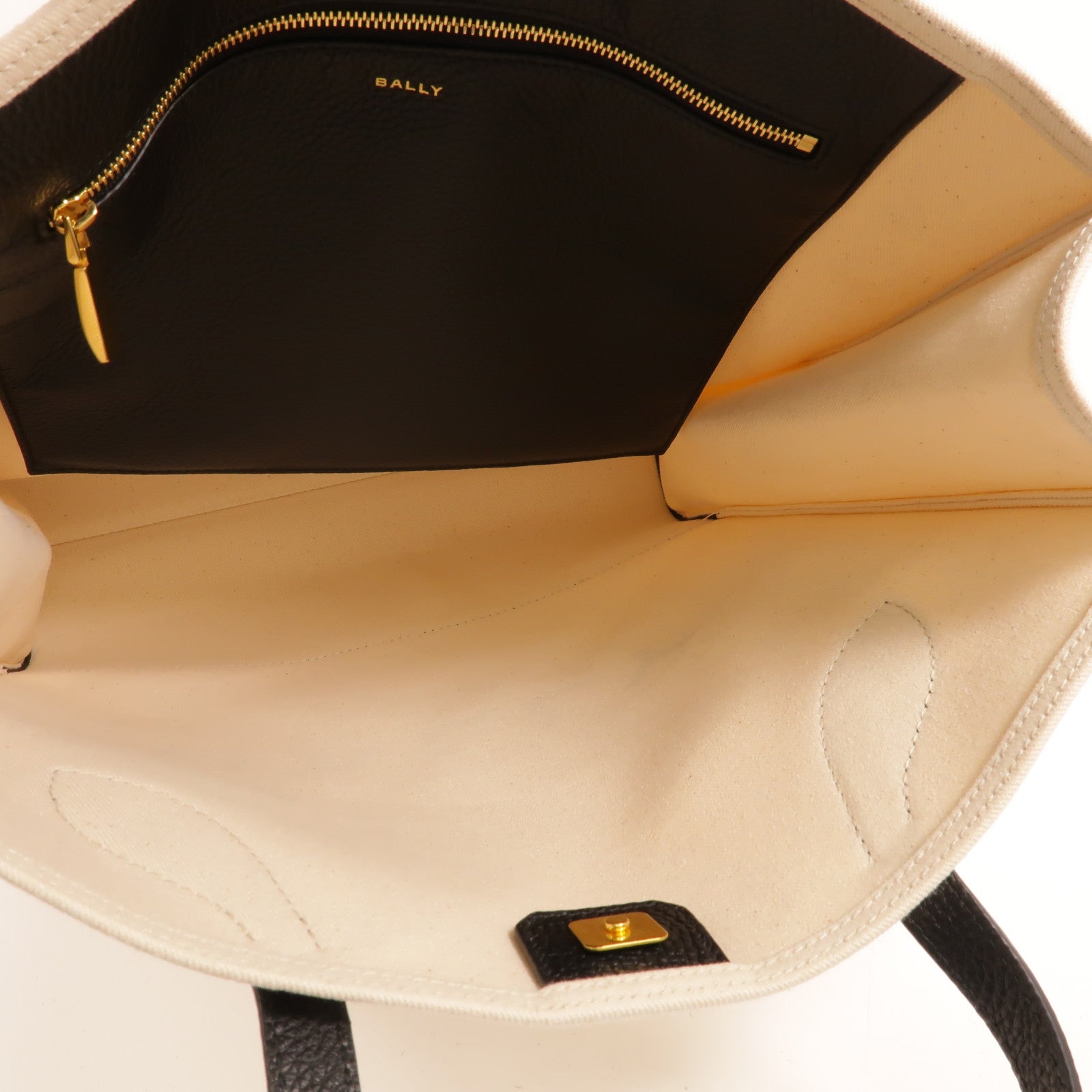 BALLY 帆布Bar Keep On Tote Bag肩背袋
