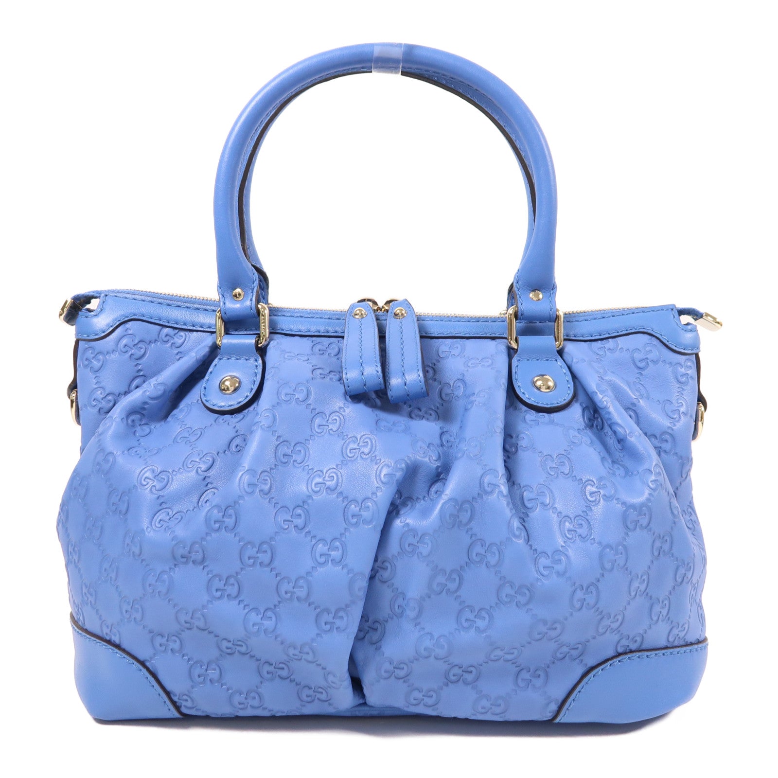 GUCCI 牛皮皮革2 Way Shoulder金扣手挽肩背兩用袋