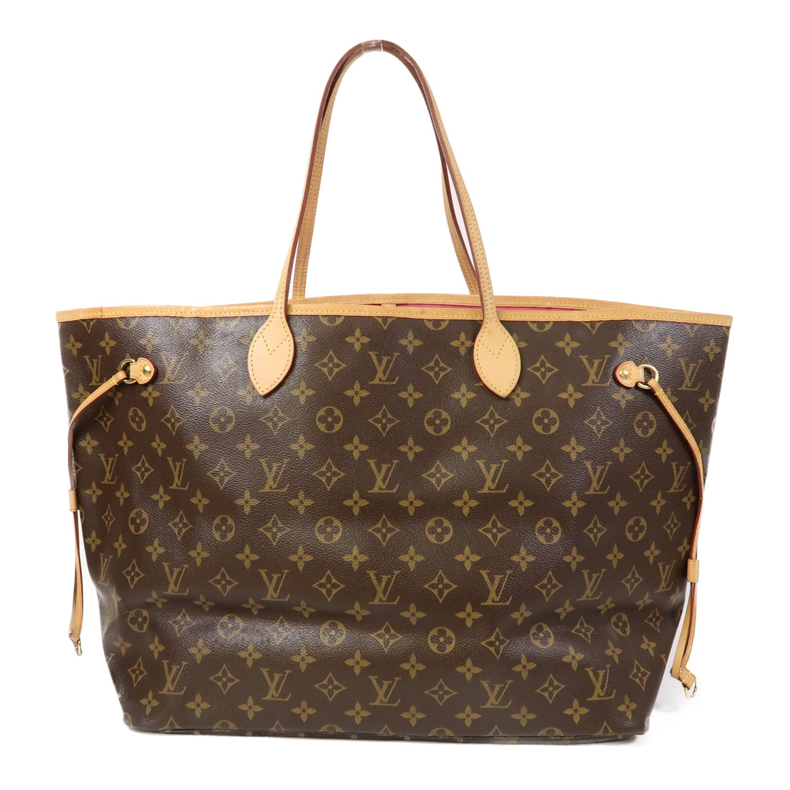 LOUIS VUITTON Monogram Takashi Murakami Neverfull GM金扣手挽袋啡色