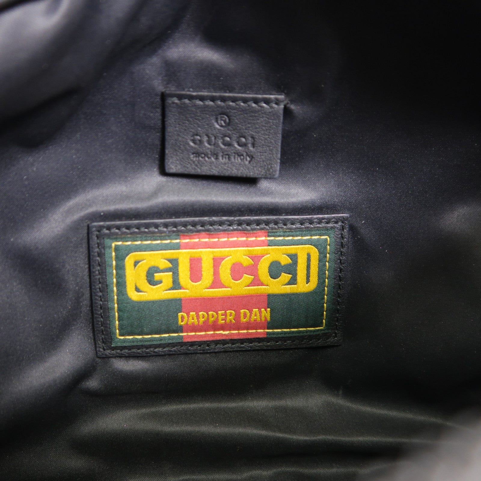 GUCCI 皮革DAPPER DAN Waist Bag腰包