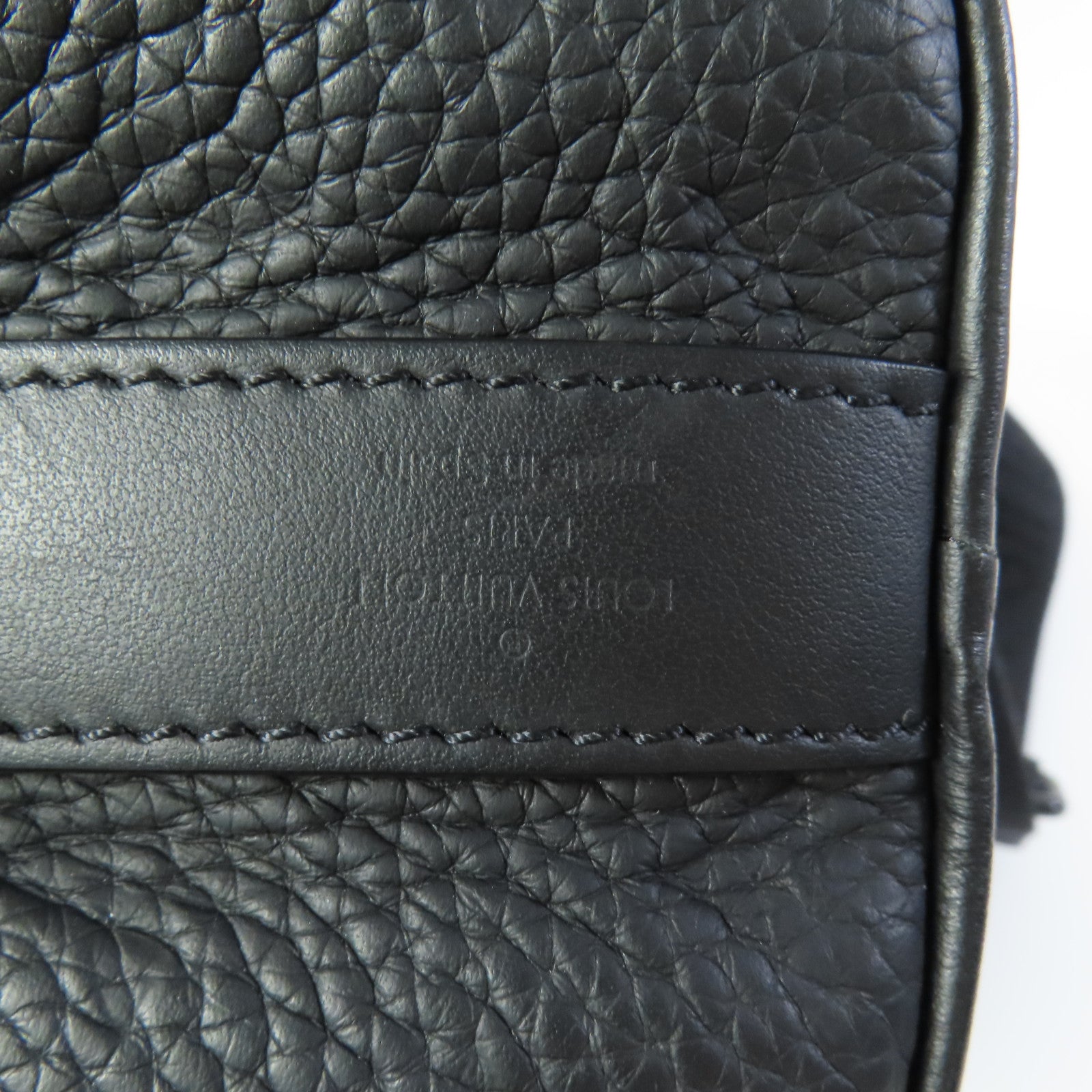 LOUIS VUITTON Taurillon Monogram Keepall Bandouliere 25手挽肩背兩用袋