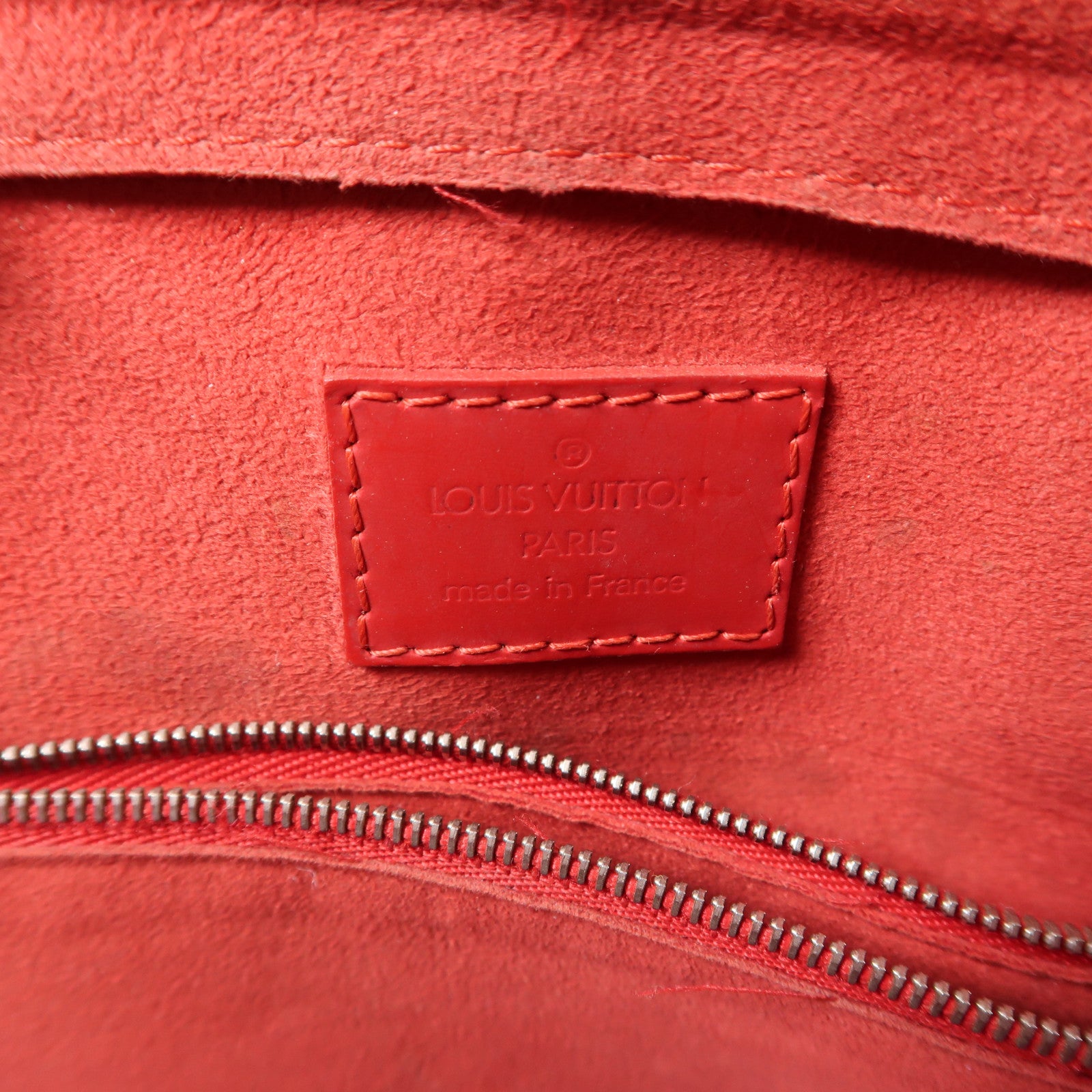 LOUIS VUITTON LV SHW Pont Neuf Hand Bag M52057 Epi Red