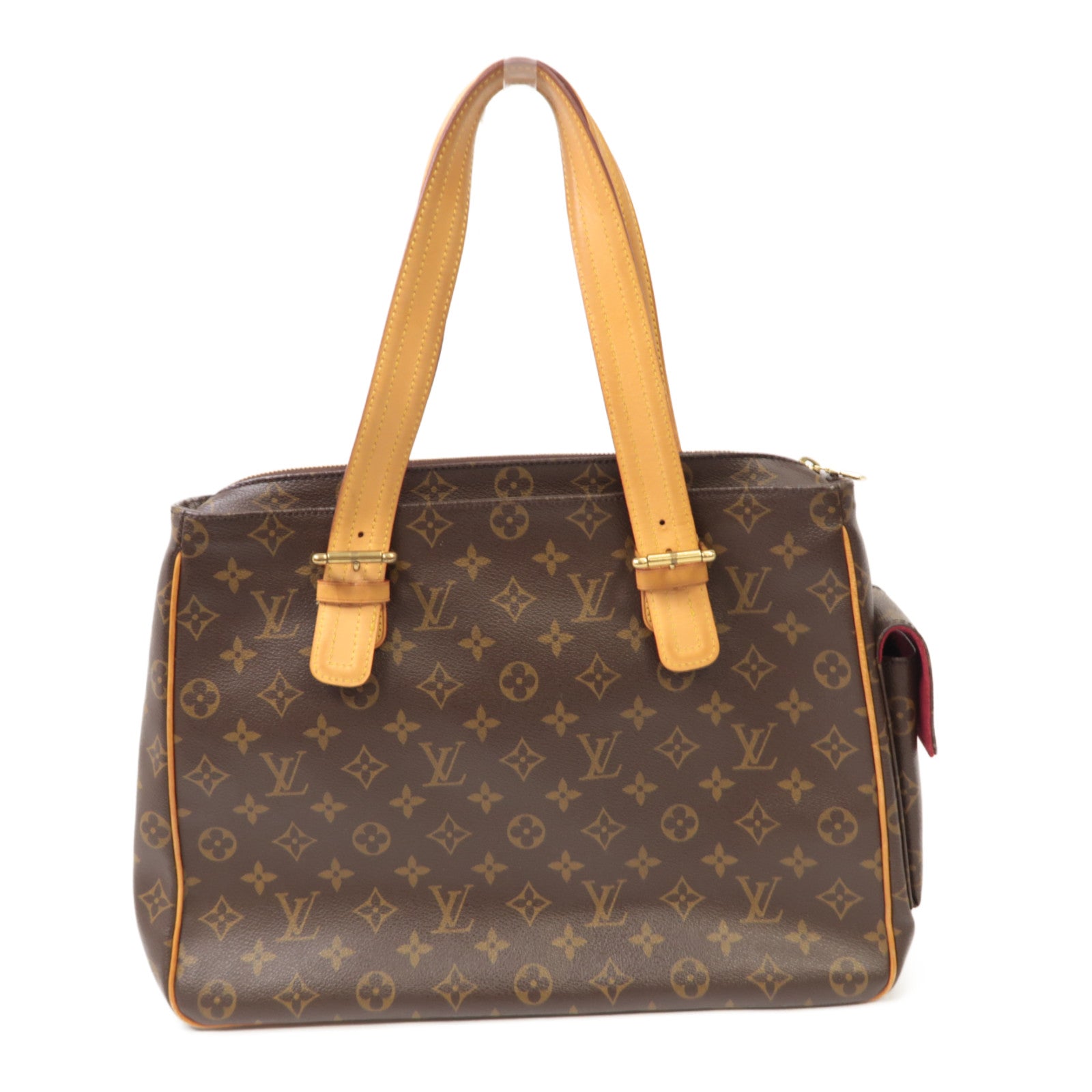 LOUIS VUITTON Monogram Multipli Cite金扣肩背袋啡色