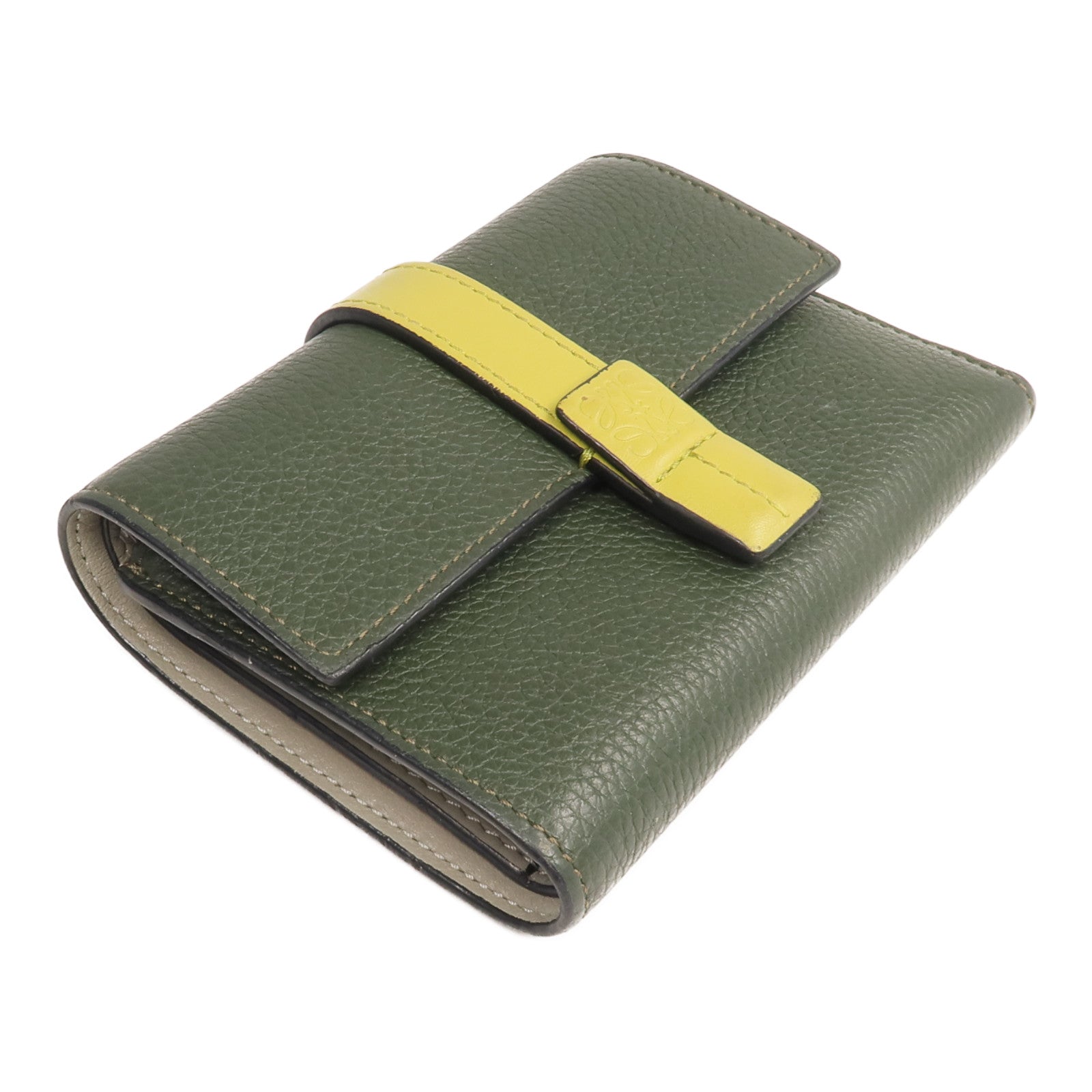 LOEWE 牛皮皮革Small Vertical Wallet錢包