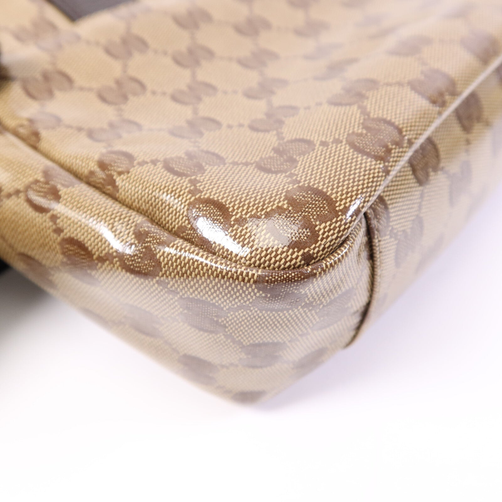 GUCCI 【激減優惠】PVC Diamante Mesher銀扣肩背袋