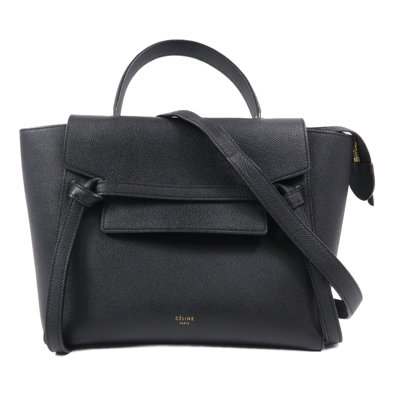 CELINE 牛皮皮革Micro Belt Bag手挽肩背兩用袋