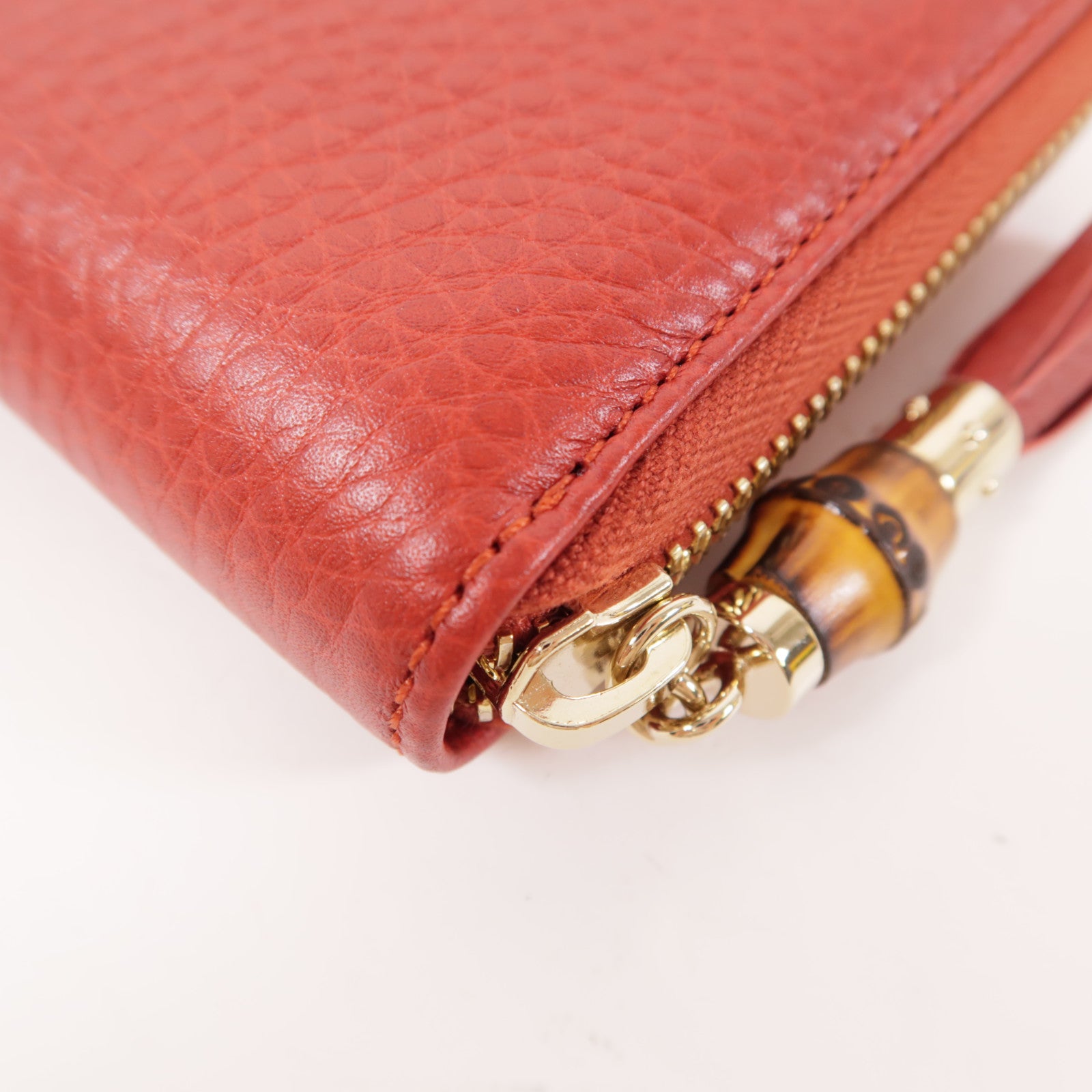 GUCCI 牛皮皮革Long Wallet金扣長錢包