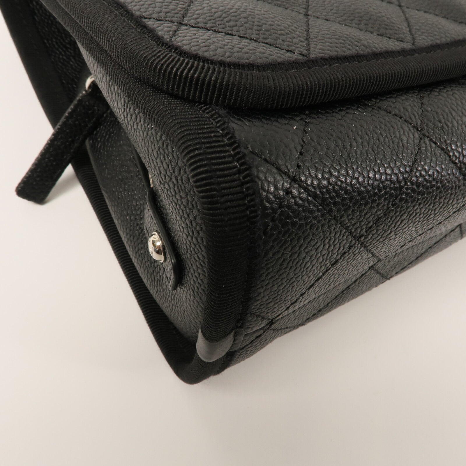 CHANEL 牛皮皮革2 Way Shoulder Bag鏈帶手挽肩背兩用袋