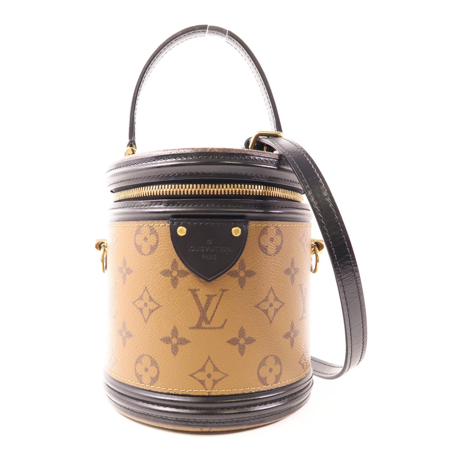 LOUIS VUITTON 【激減優惠】Monogram Reverse Cannes金扣手挽肩背兩用袋