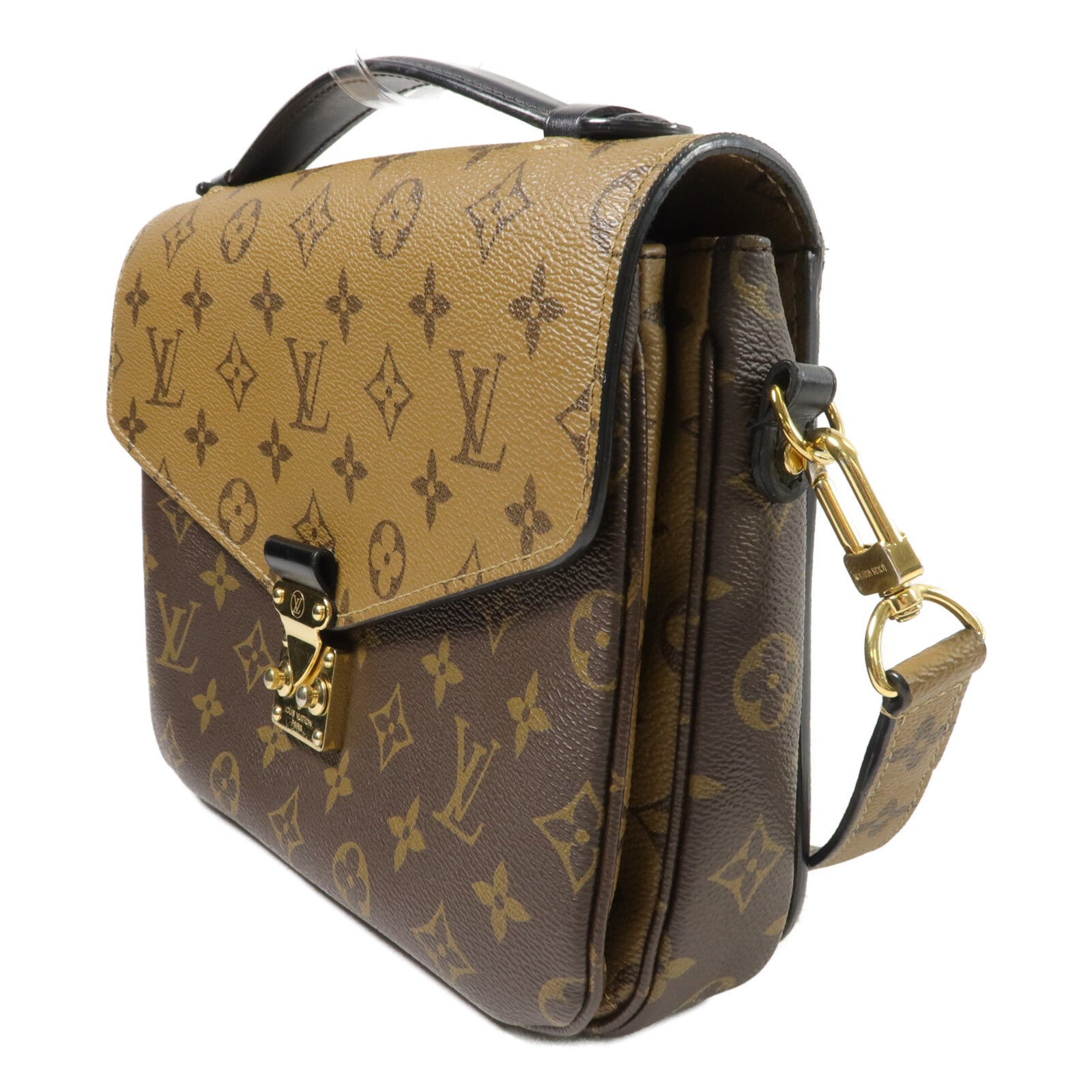 LOUIS VUITTON Monogram/Monogram Reverse Pochette Metis手挽肩背兩用袋