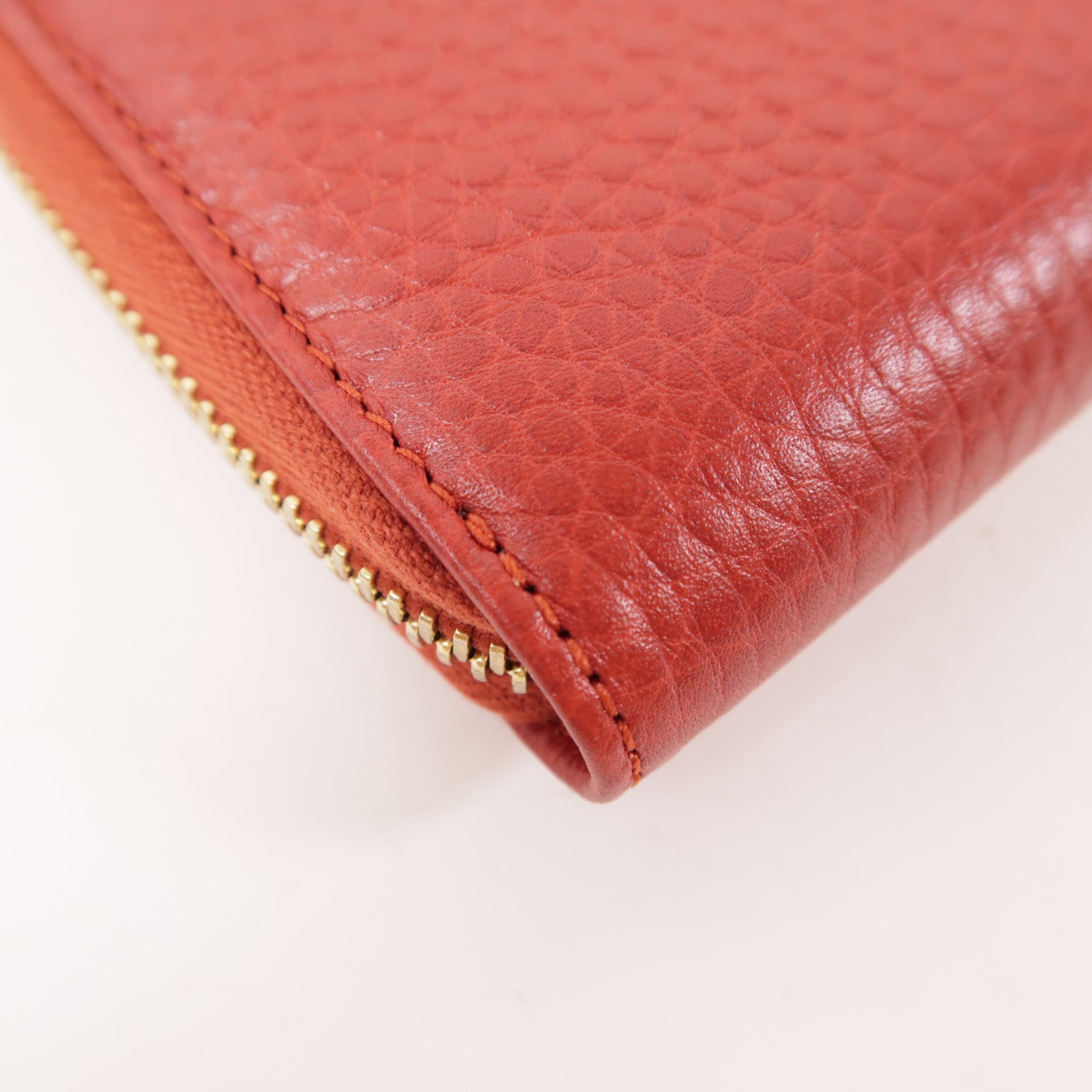GUCCI 牛皮皮革Long Wallet金扣長錢包