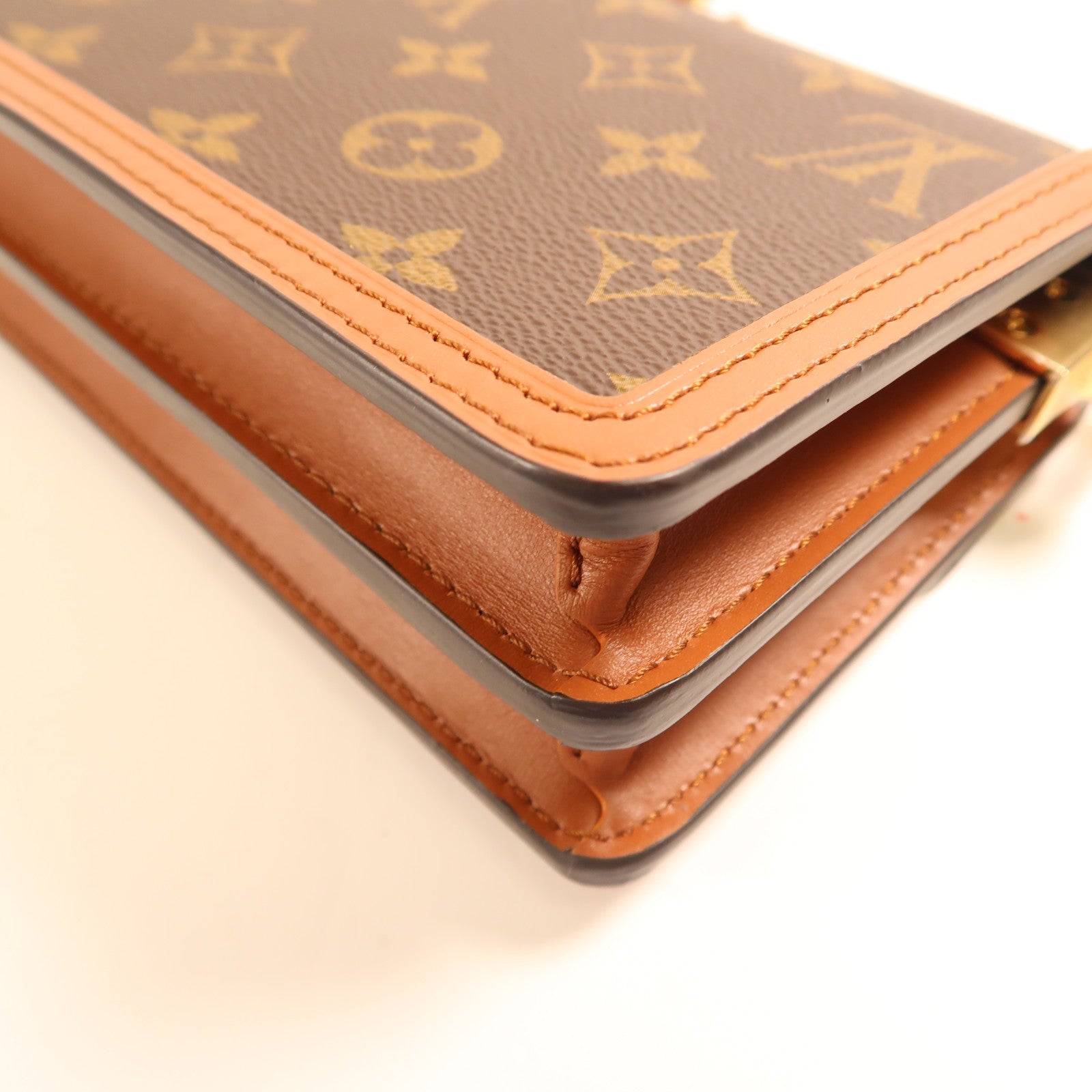 LOUIS VUITTON 【激減優惠】Monogram Reverse Dauphine East West金扣手挽肩背兩用袋