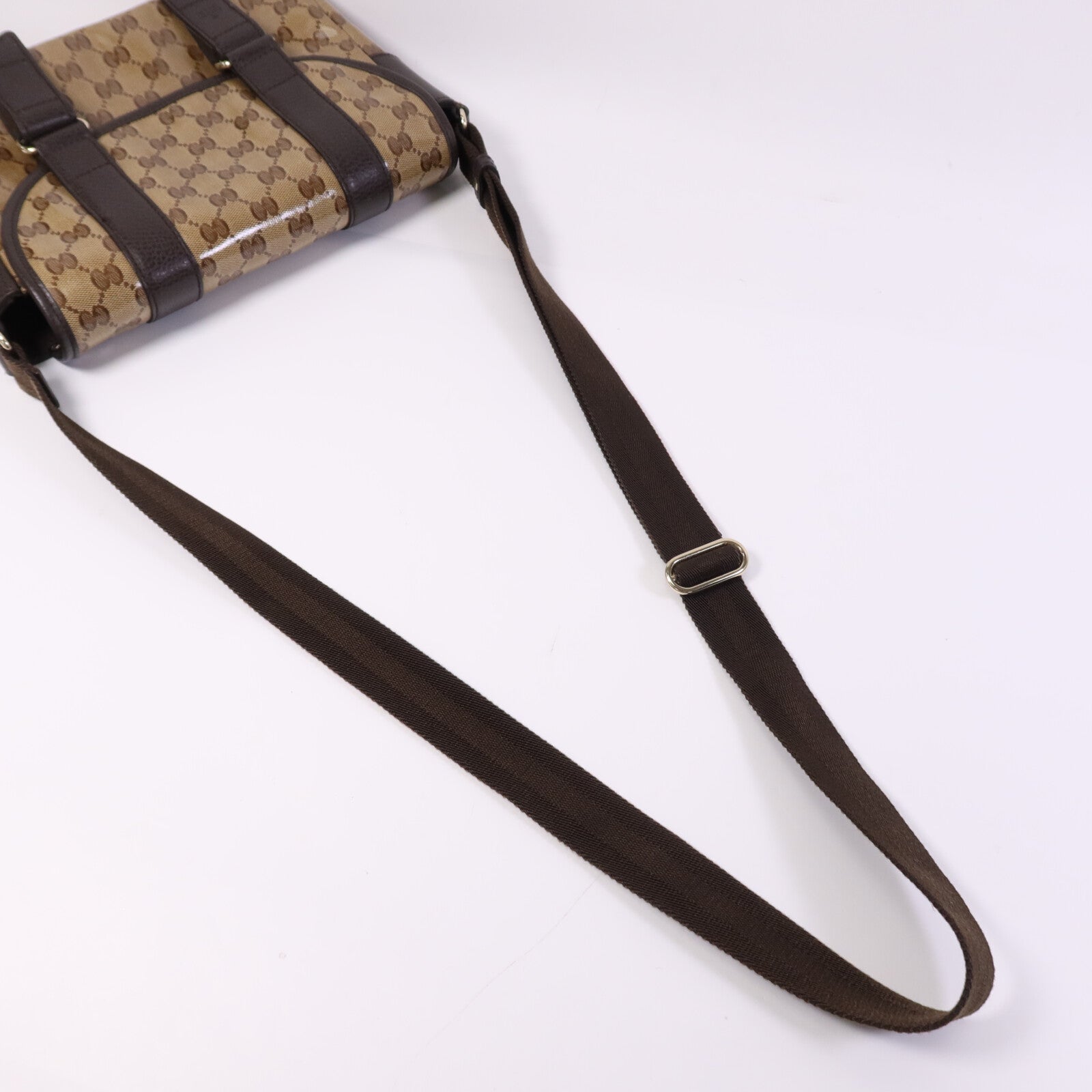 GUCCI 【激減優惠】PVC Diamante Mesher銀扣肩背袋