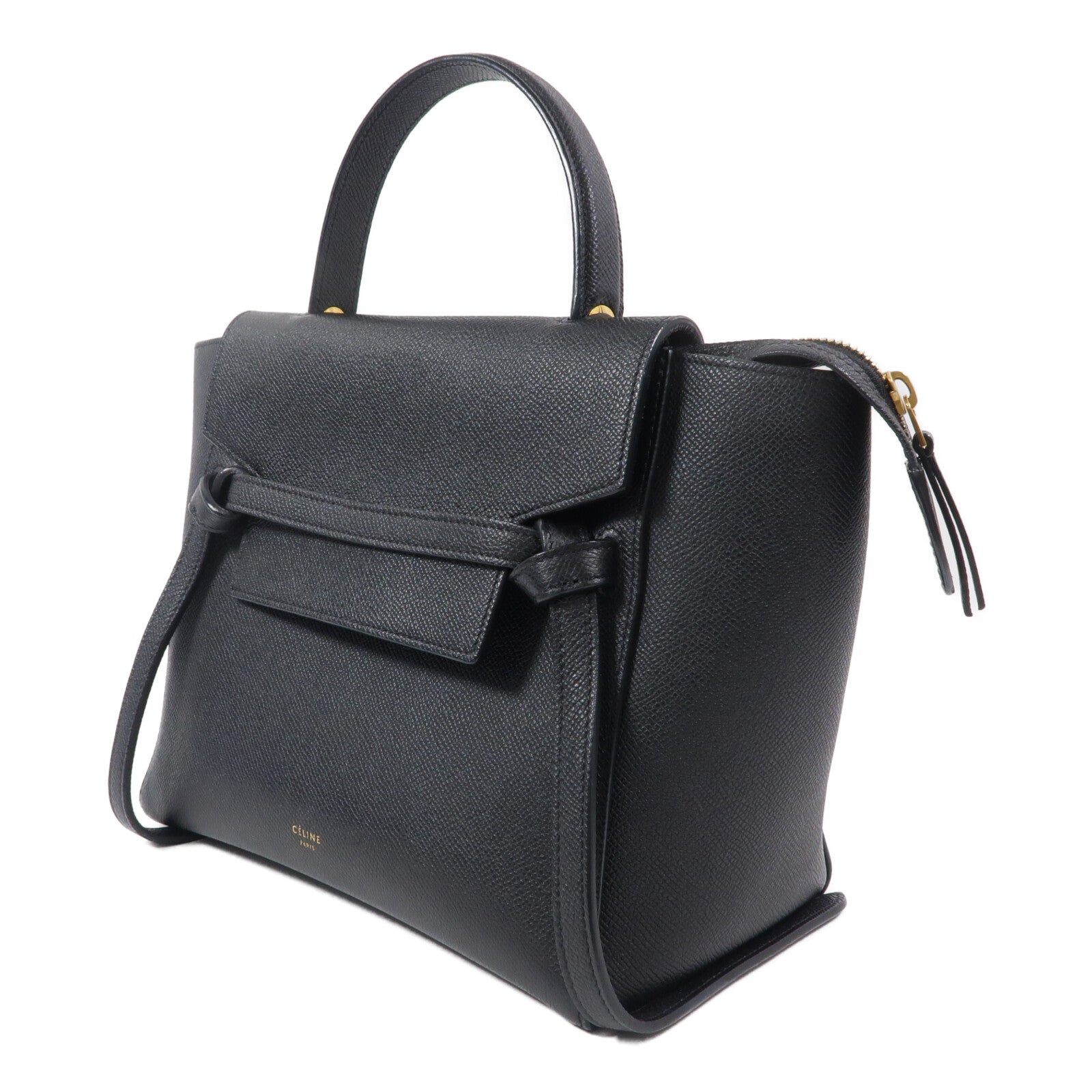 CELINE 牛皮皮革Micro Belt Bag手挽肩背兩用袋