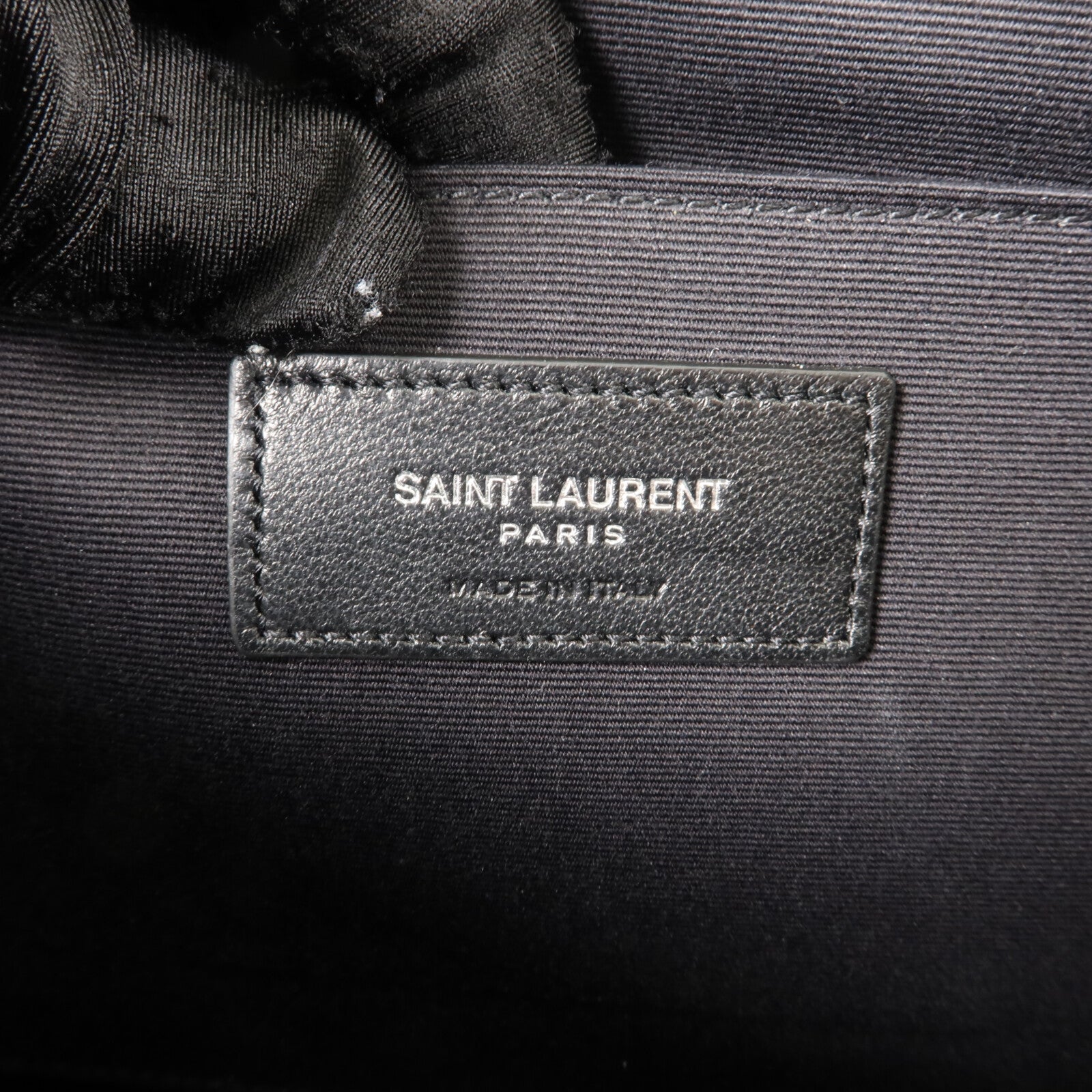 SAINT LAURENT 牛皮皮革Pouch小袋