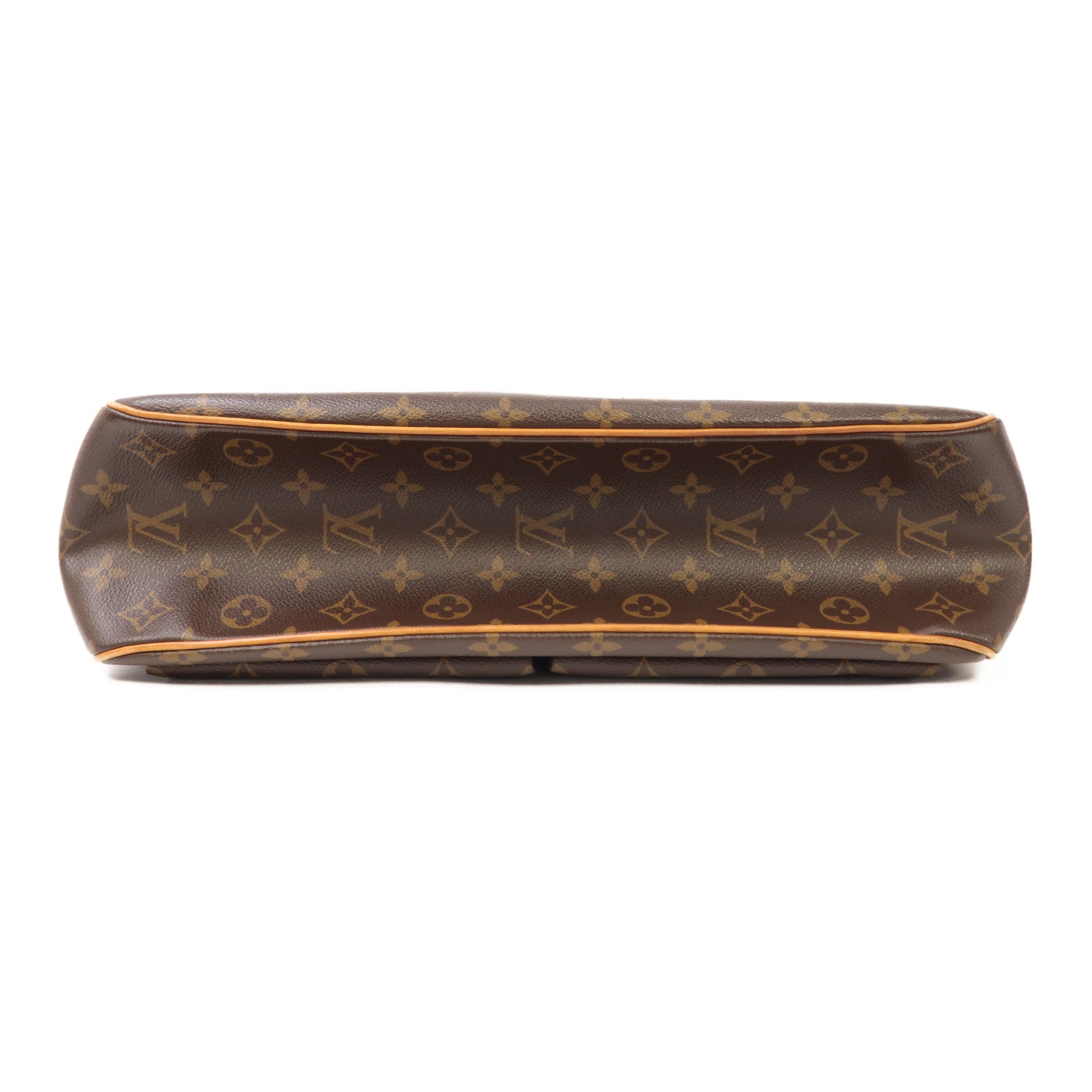 LOUIS VUITTON Monogram Multipli Cite金扣肩背袋啡色
