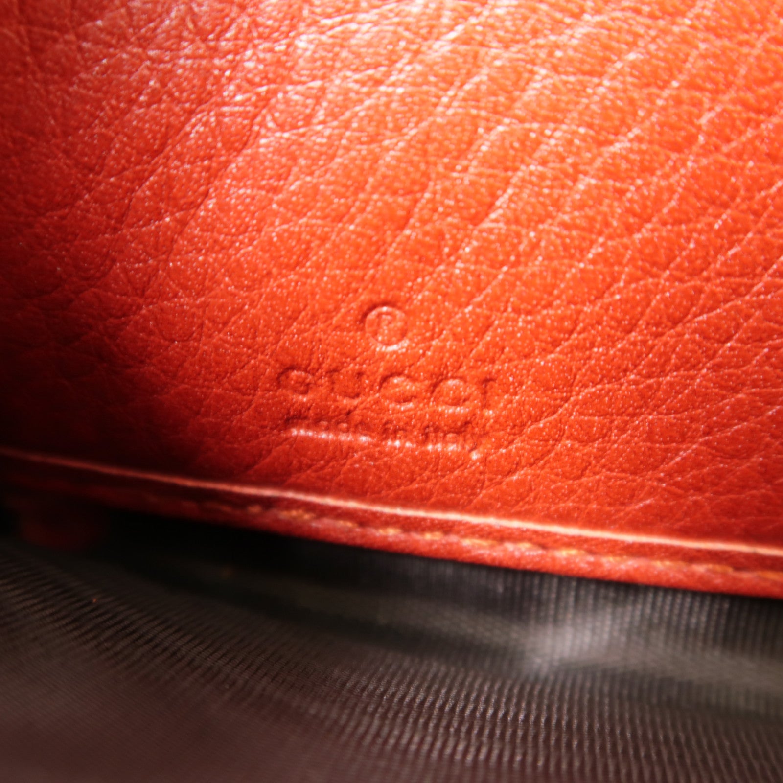 GUCCI 牛皮皮革Long Wallet金扣長錢包