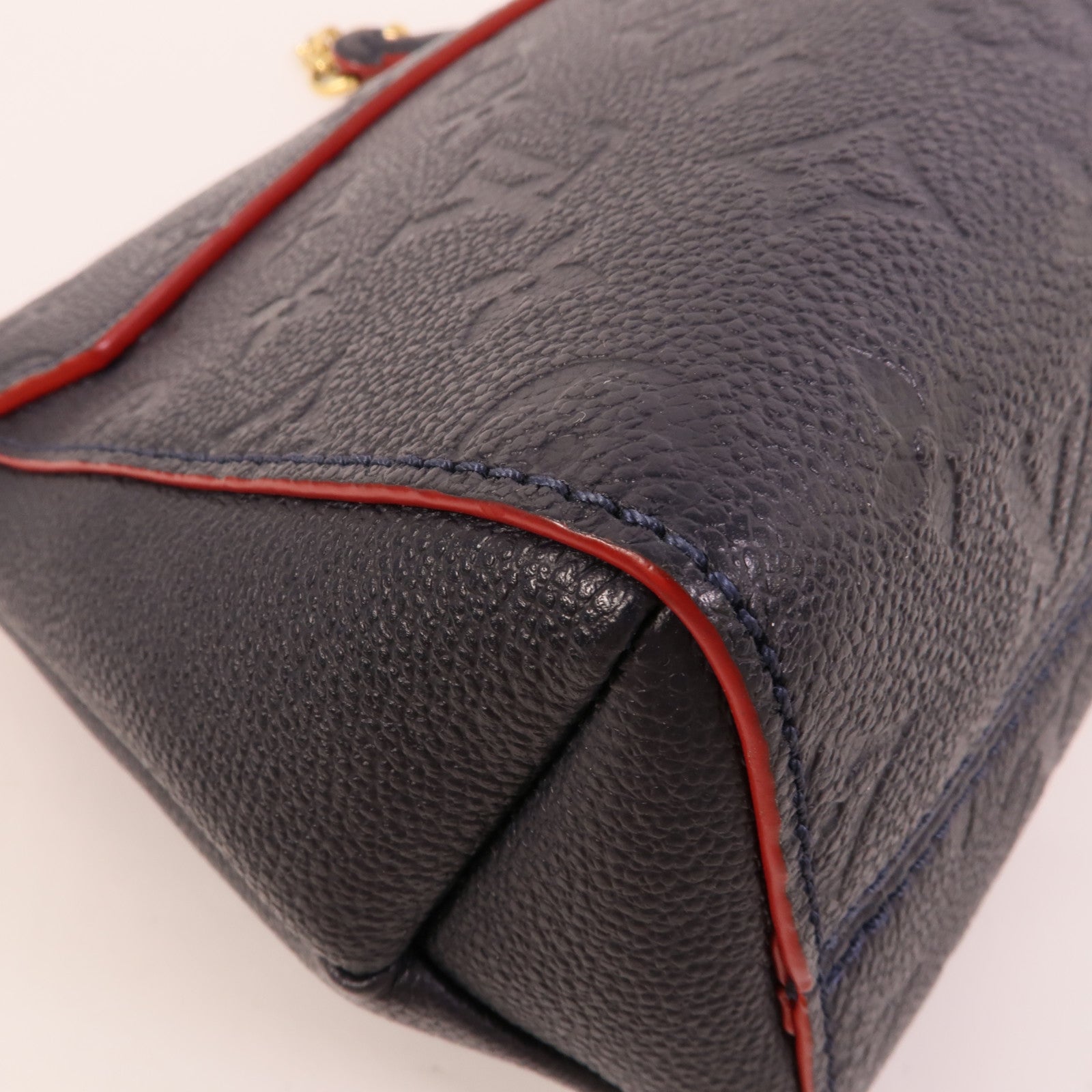 LOUIS VUITTON Monogram Boite Chapeau Souple金扣肩背袋棕色