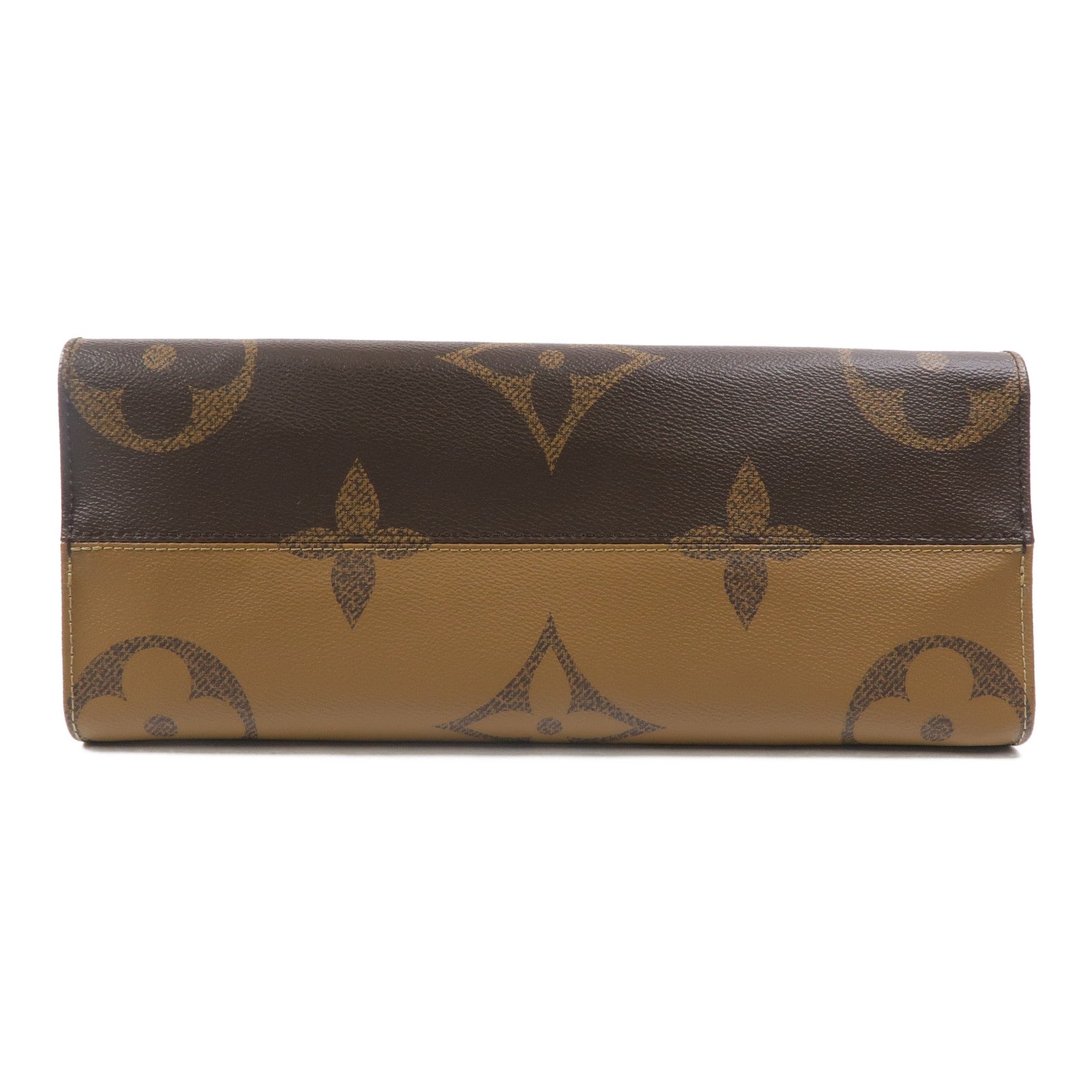 LOUIS VUITTON Monogram Giant On The Go MM金扣手挽肩背兩用袋