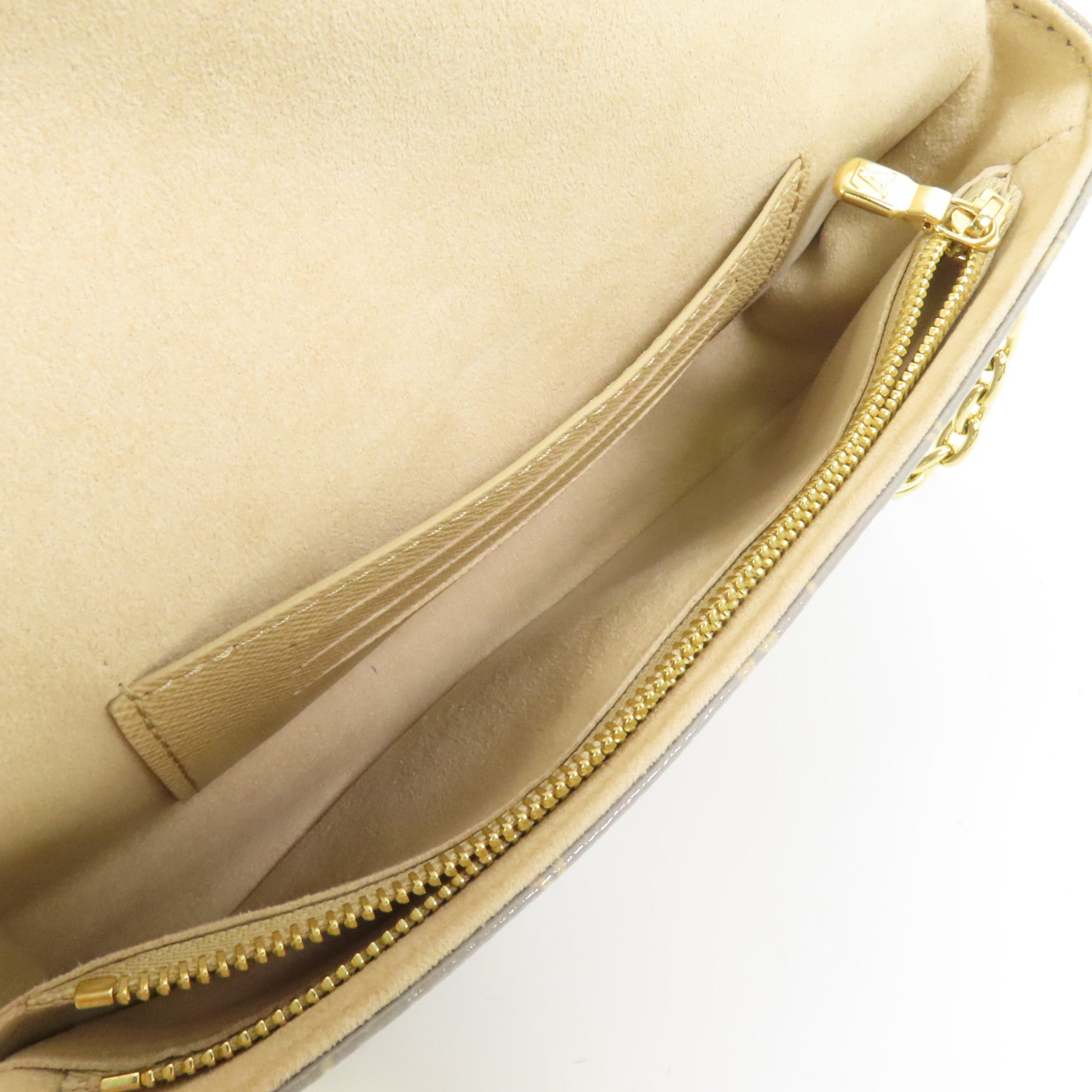 LOUIS VUITTON Monogram Wallet on Chain Ivy金扣鏈帶手挽肩背兩用袋