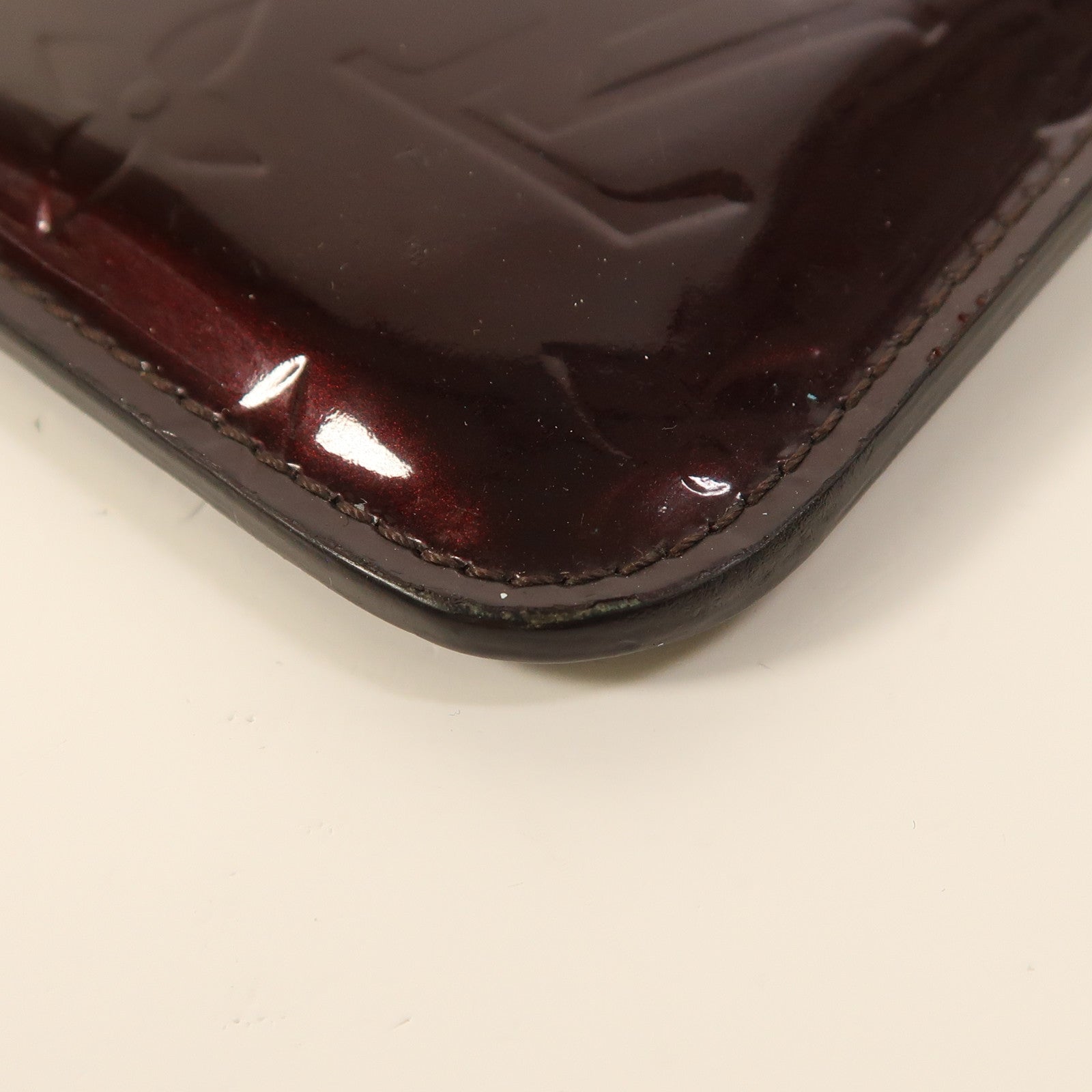 LOUIS VUITTON Monogram Vernis Coin Purse金扣零錢包