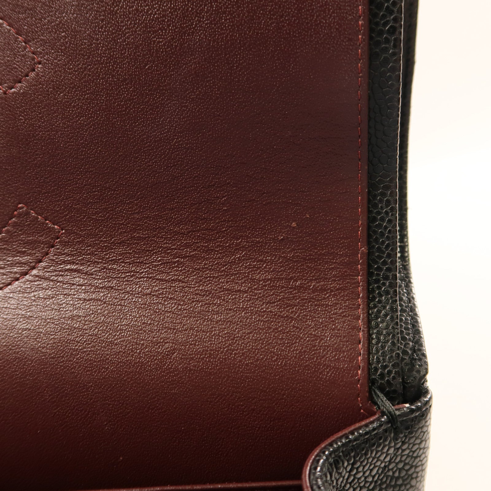 CHANEL 牛皮皮革Large Classic金扣鏈帶肩背袋黑色