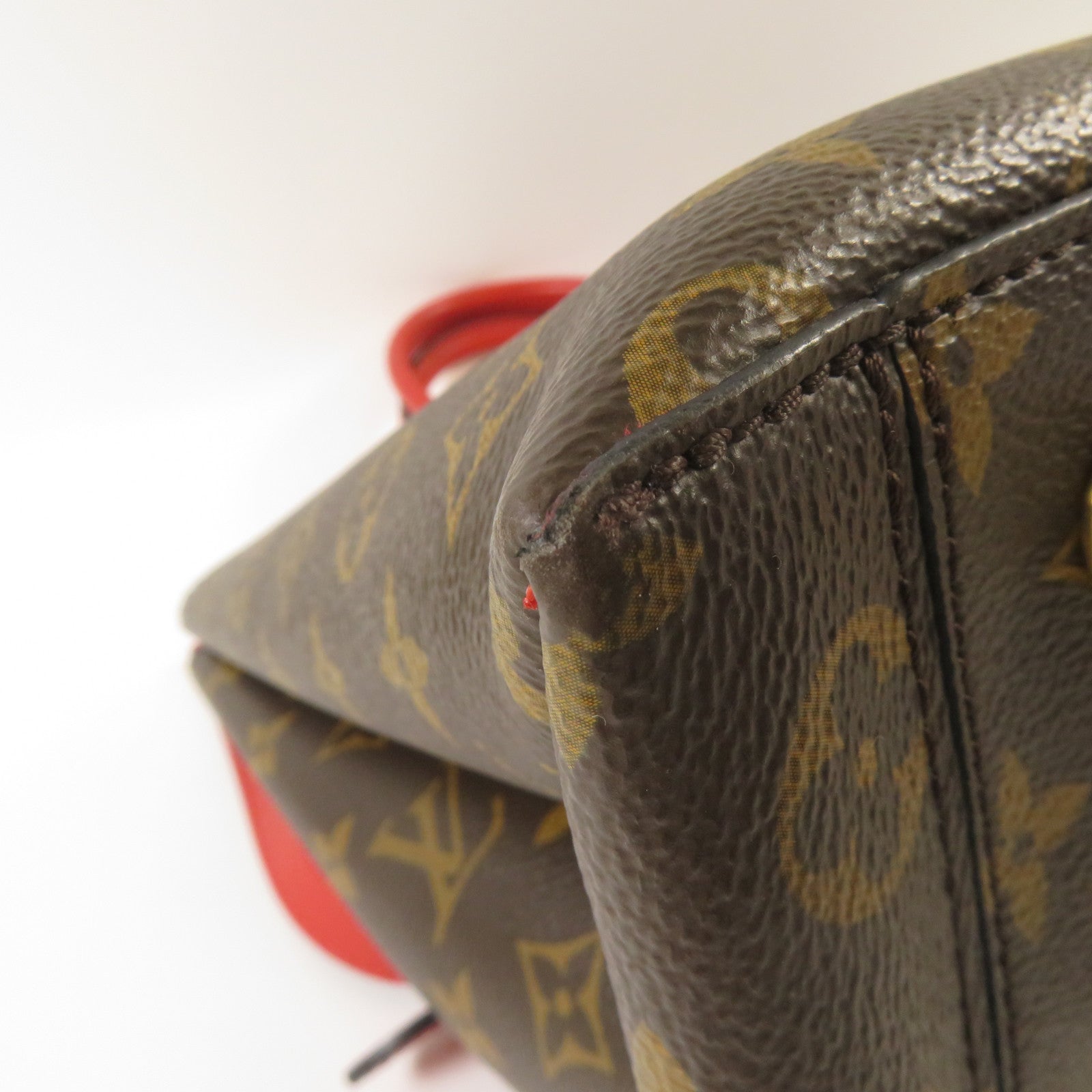 LOUIS VUITTON 【激減優惠】Monogram Flower Tote Bag金扣手挽肩背兩用袋啡色