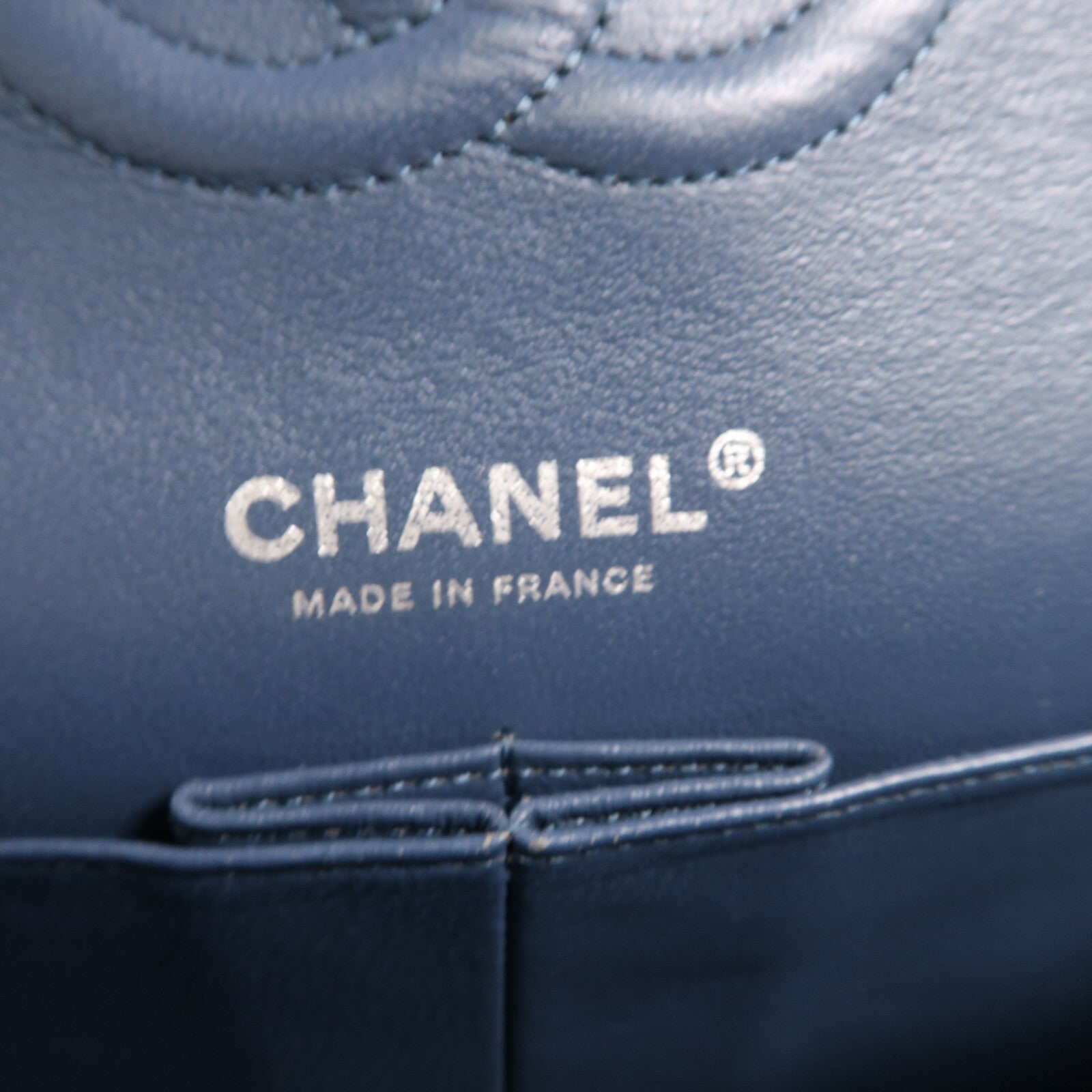 CHANEL 羊皮皮革Classic 25銀扣鏈帶肩背袋