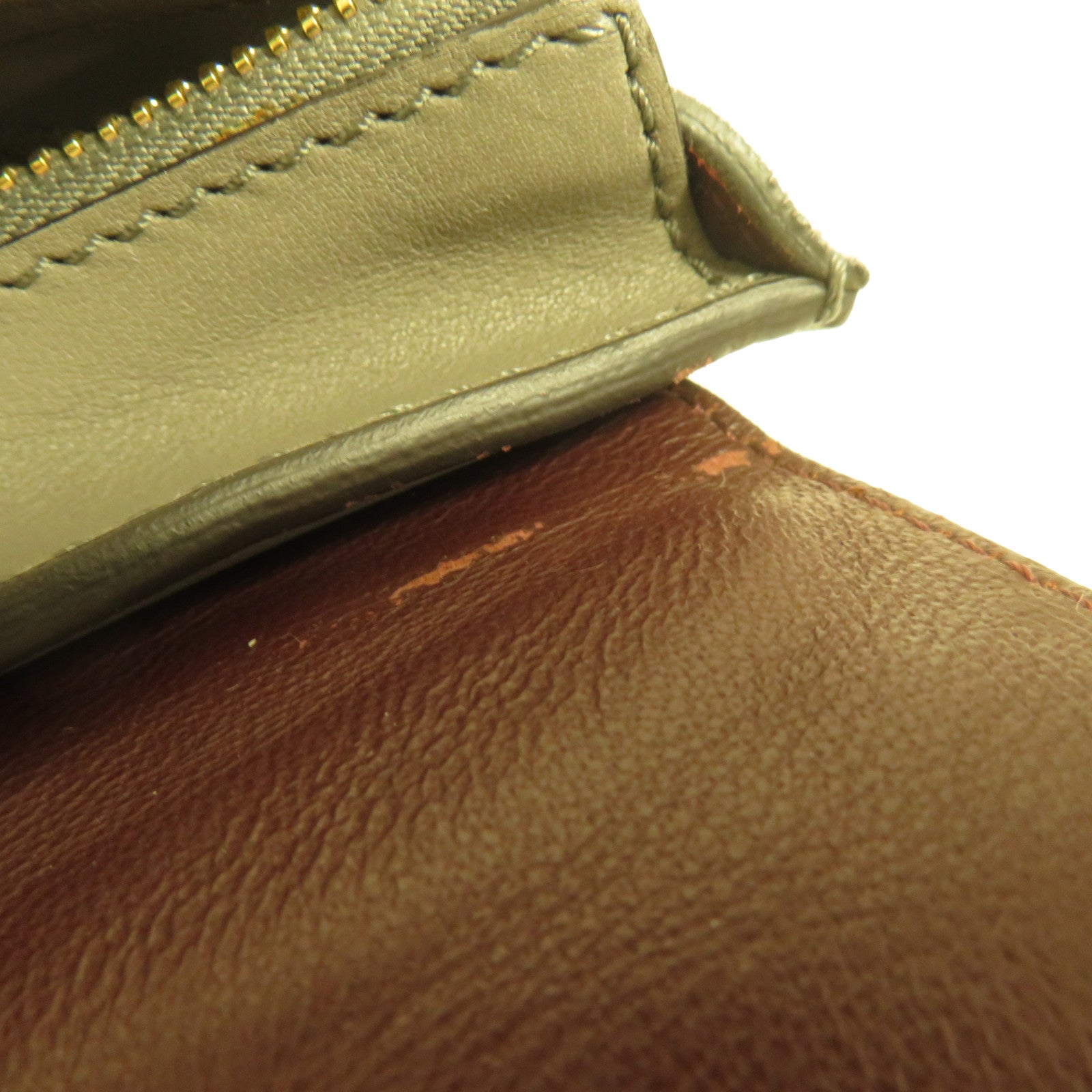 CELINE 【激減優惠】牛皮皮革Trapeze Bag金扣手挽肩背兩用袋灰色