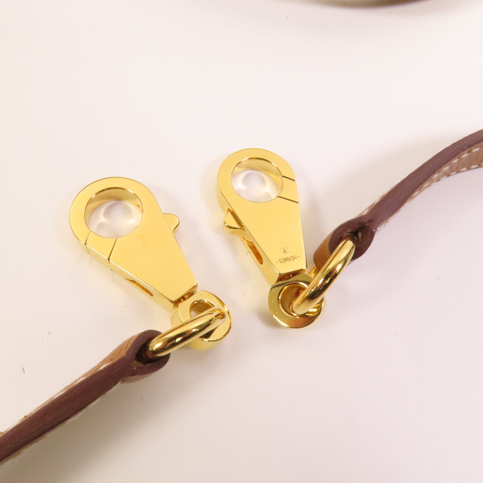 HERMES 【激減優惠】Epsom皮革Kelly 25金扣手挽肩背兩用袋Gold