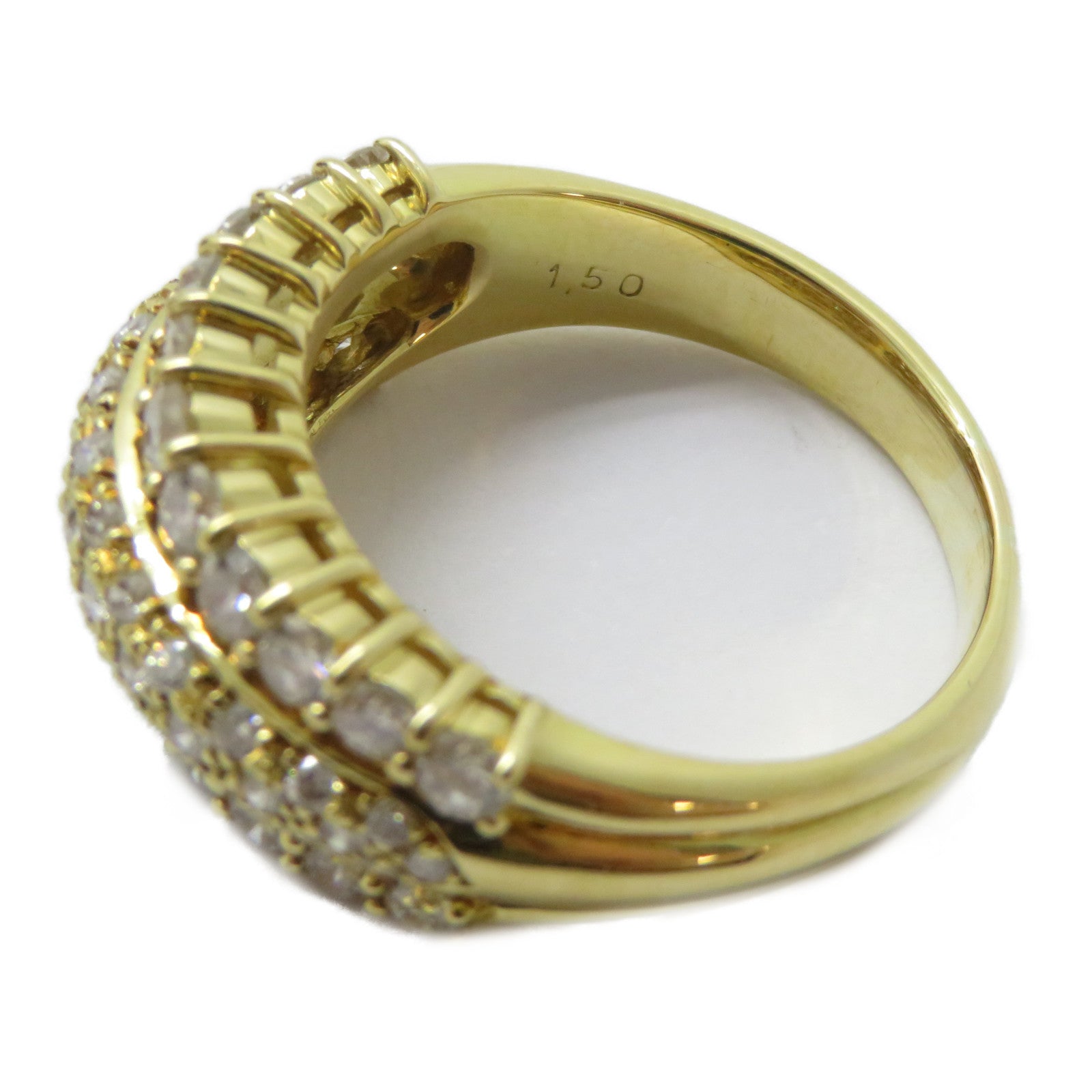 JEWELRY 18K黃金Diamond Ring 1.50ct鑽石戒指US#7