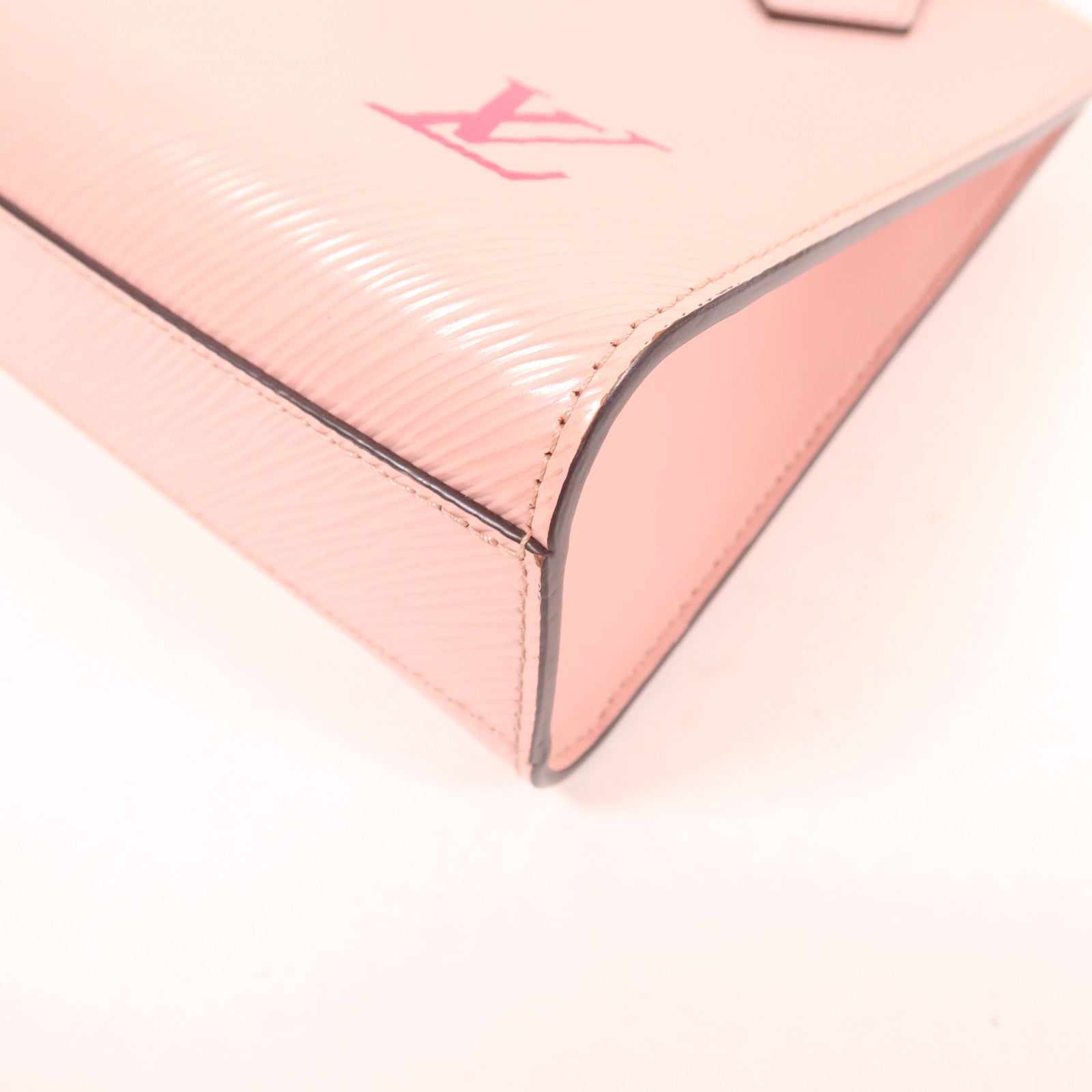 LOUIS VUITTON LV SHW Sac Plat BB 2 Way Shoulder Bag M58659 Epi Pink