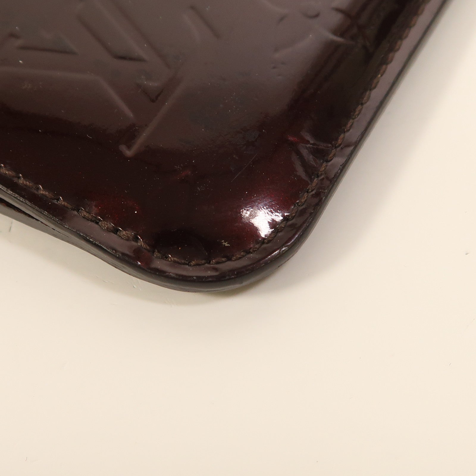 LOUIS VUITTON Monogram Vernis Coin Purse金扣零錢包