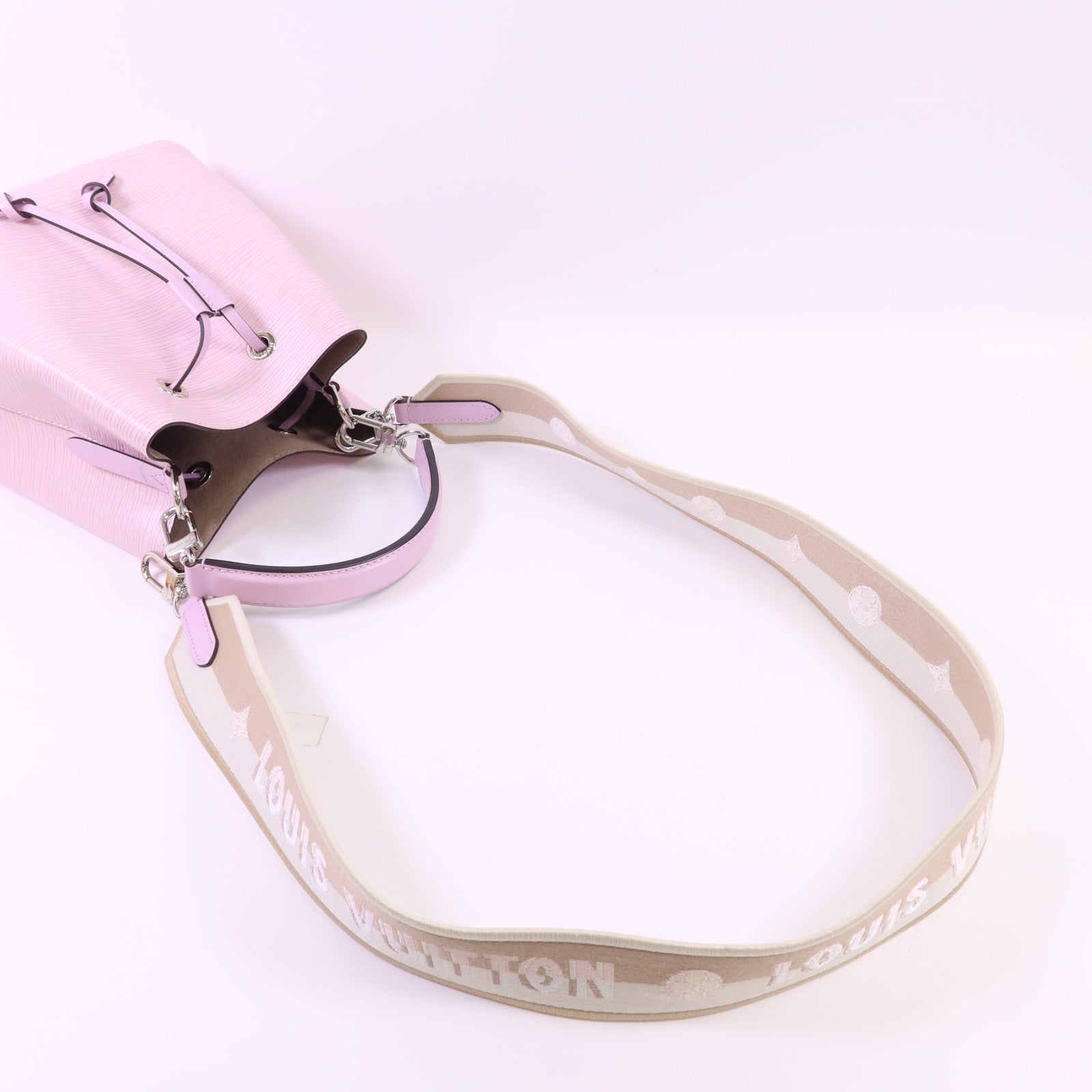 LOUIS VUITTON Epi Neo Noe BB銀扣手挽肩背兩用袋