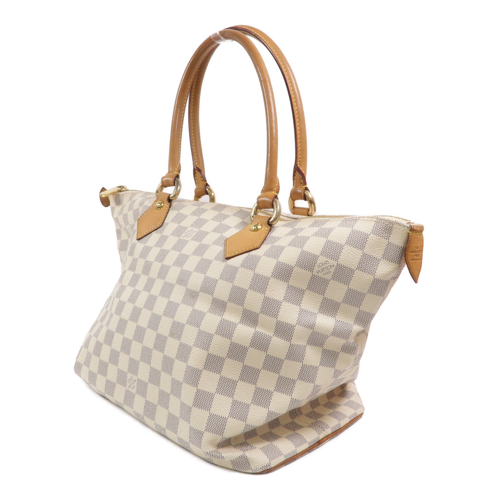 LOUIS VUITTON Damier Azur Saleya MM肩背袋