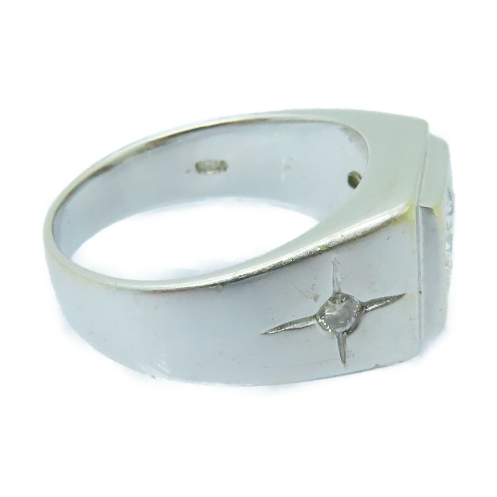 JEWELRY 【激減優惠】18K白金Ring 0.76ct鑽石戒指US#5.25