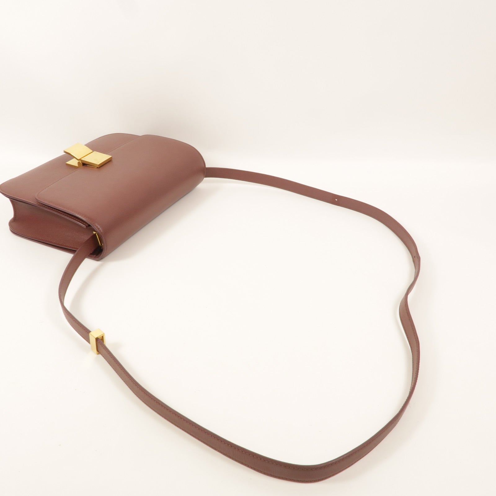 CELINE 牛皮皮革Classic Box Medium肩背袋
