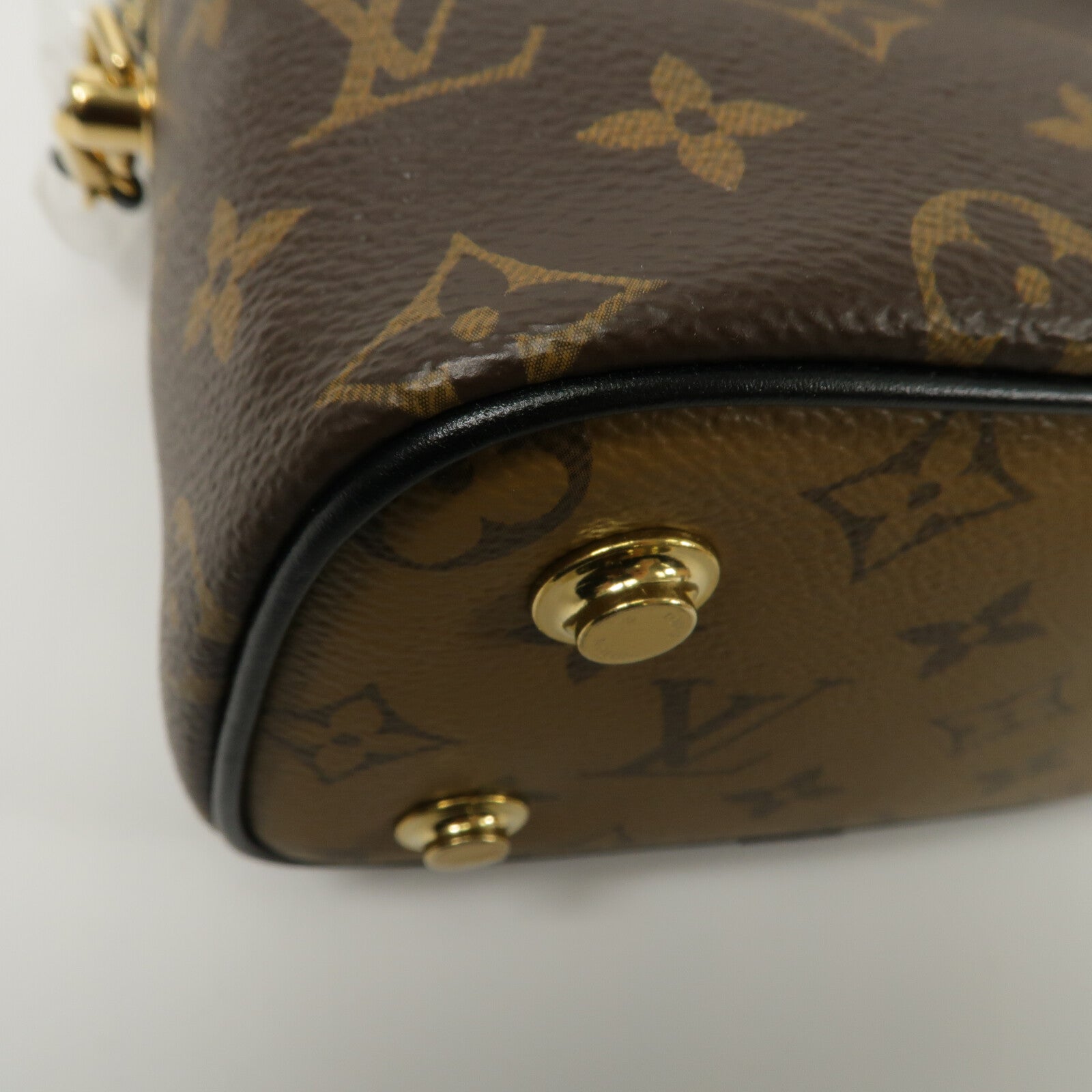LOUIS VUITTON Monogram Reverse Vanity PM手挽肩背兩用袋