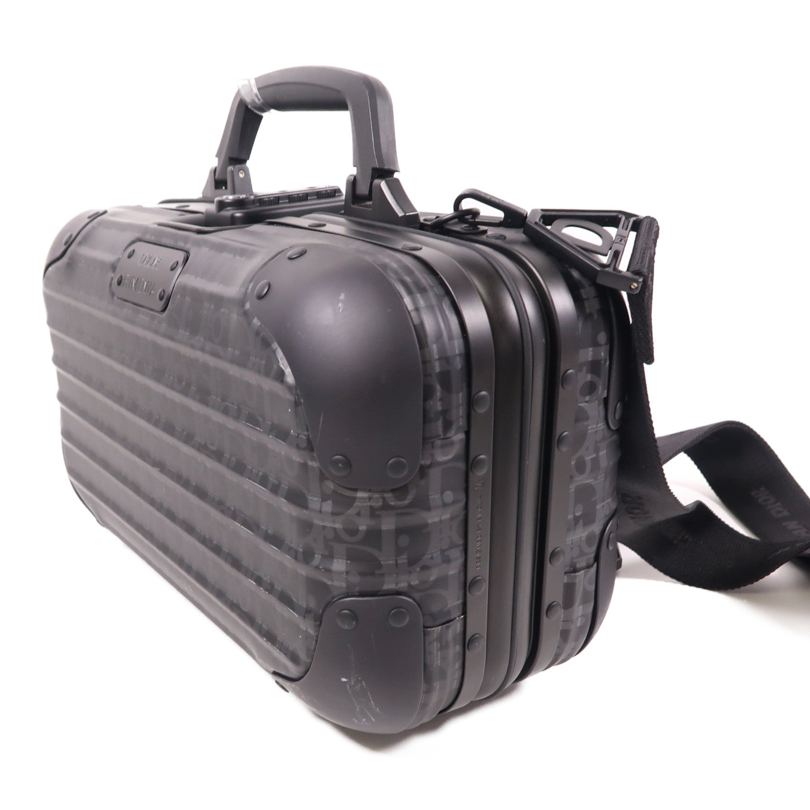RIMOWA 鋁Rimowa X Dior Hand Case Oblique Aluminum行李箱